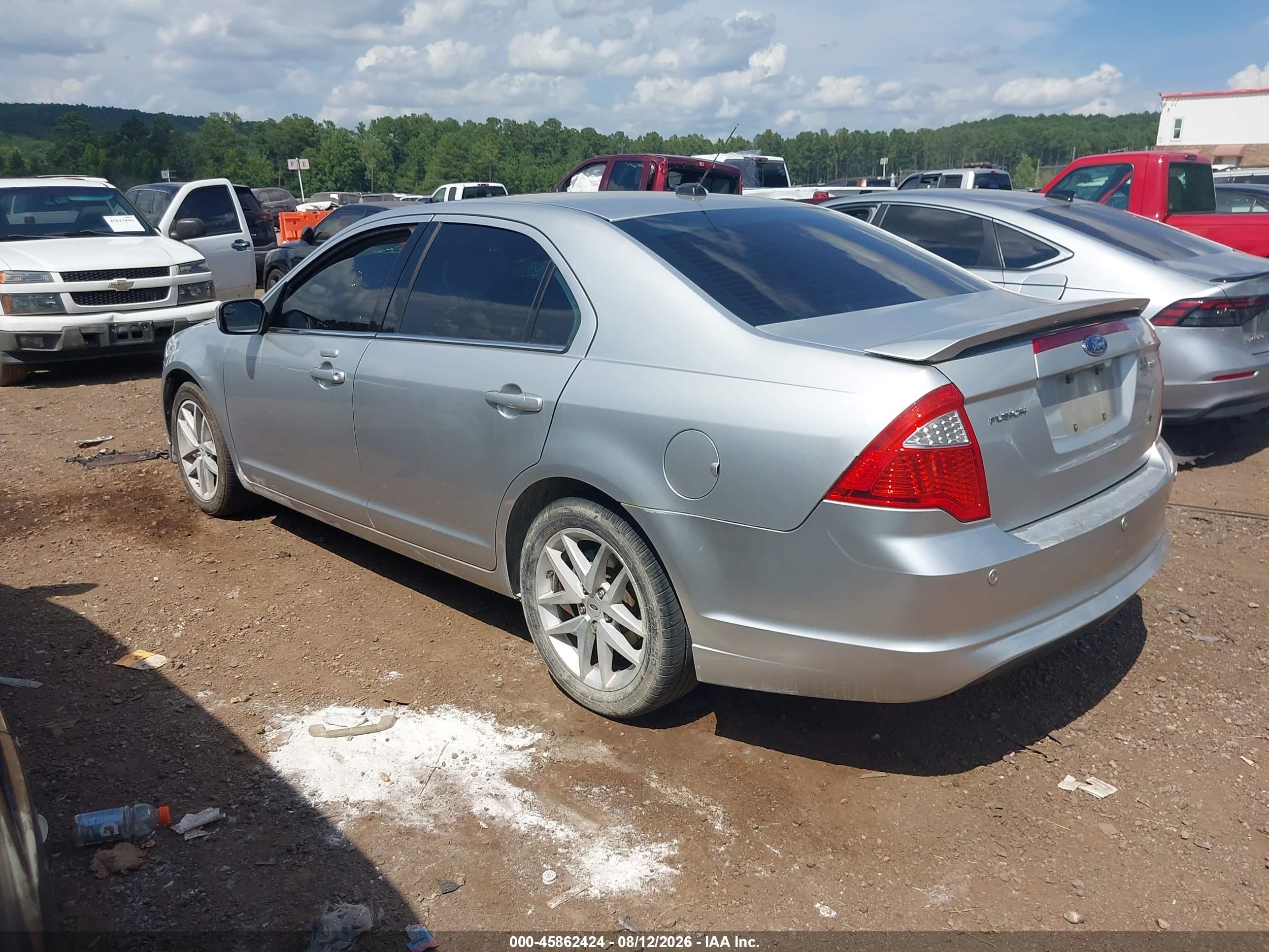 2012 Ford Fusion Sel Silver vin: 3FAHP0JA9CR229213