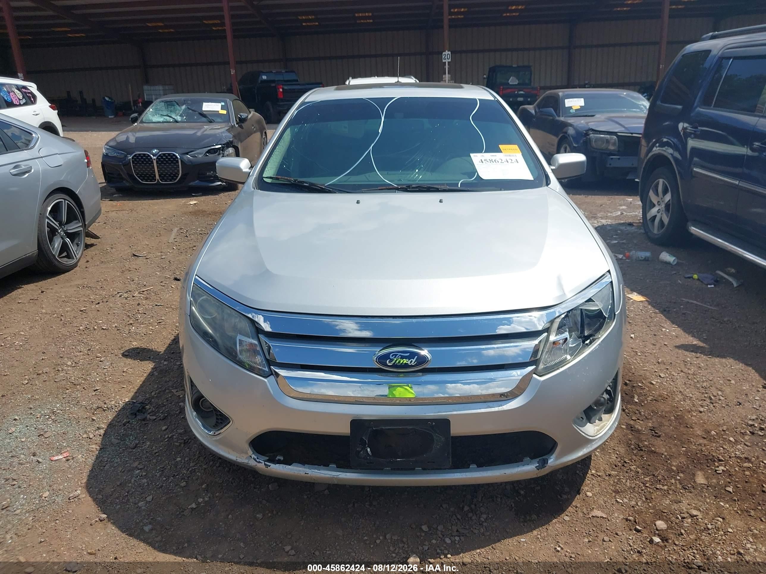 2012 Ford Fusion Sel Silver vin: 3FAHP0JA9CR229213