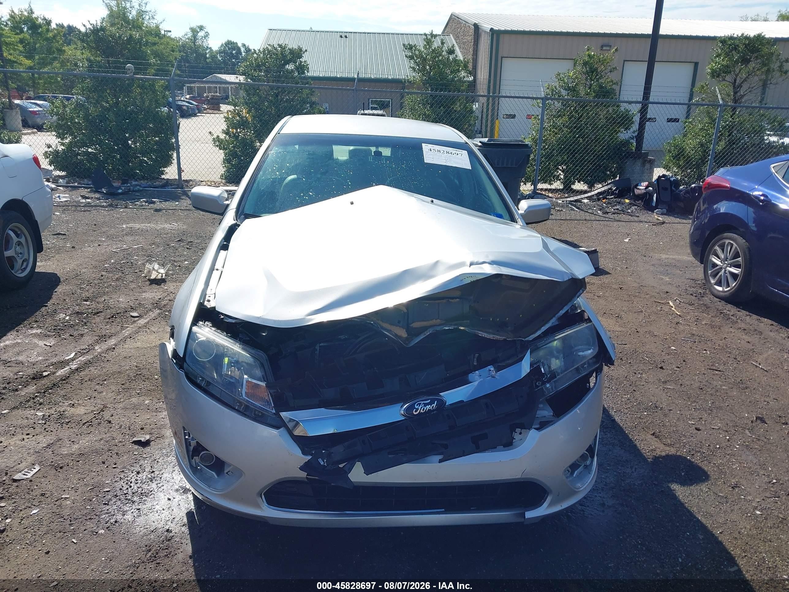 2012 Ford Fusion Sel Silver vin: 3FAHP0JA9CR307134