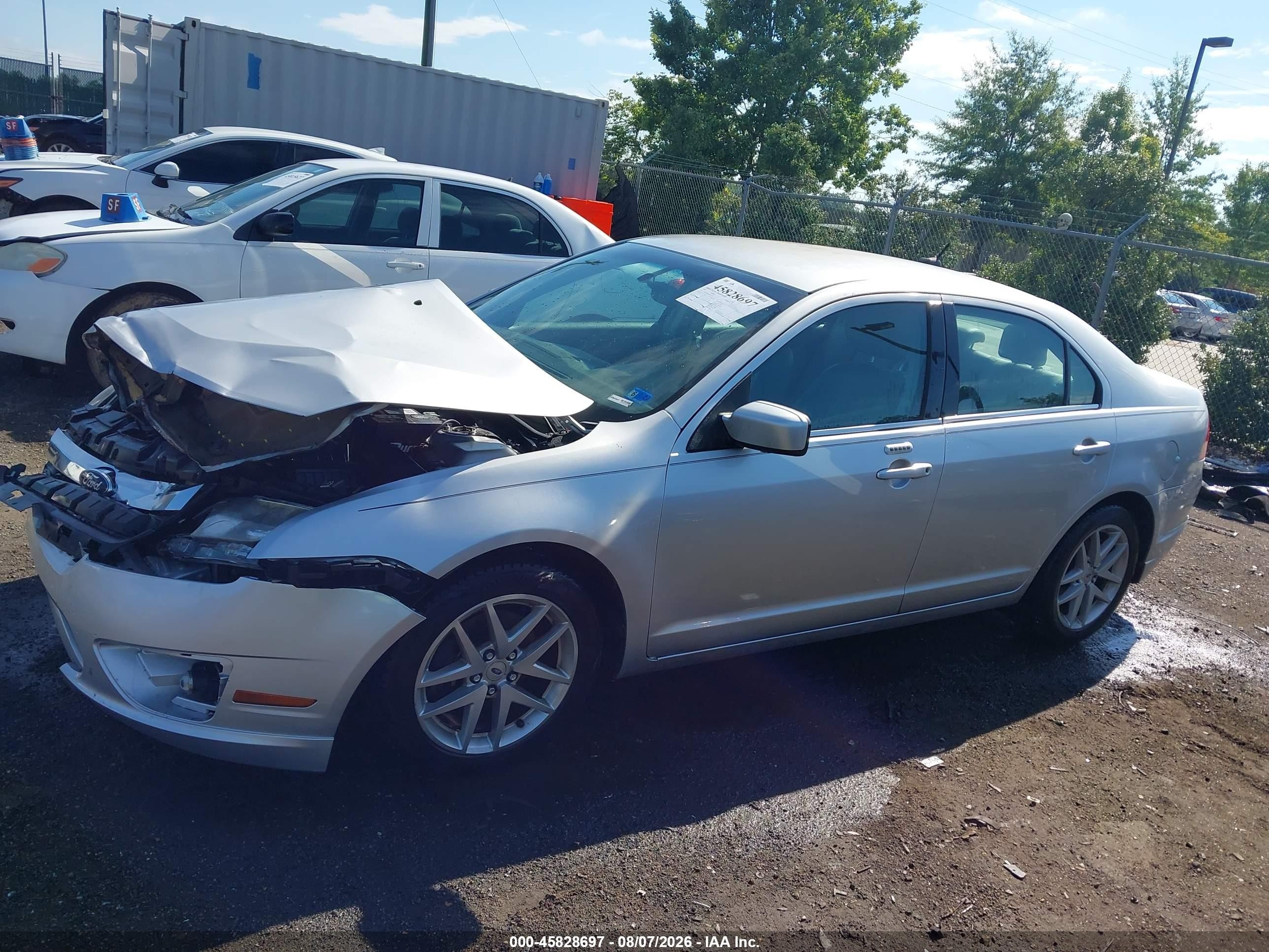 2012 Ford Fusion Sel Silver vin: 3FAHP0JA9CR307134