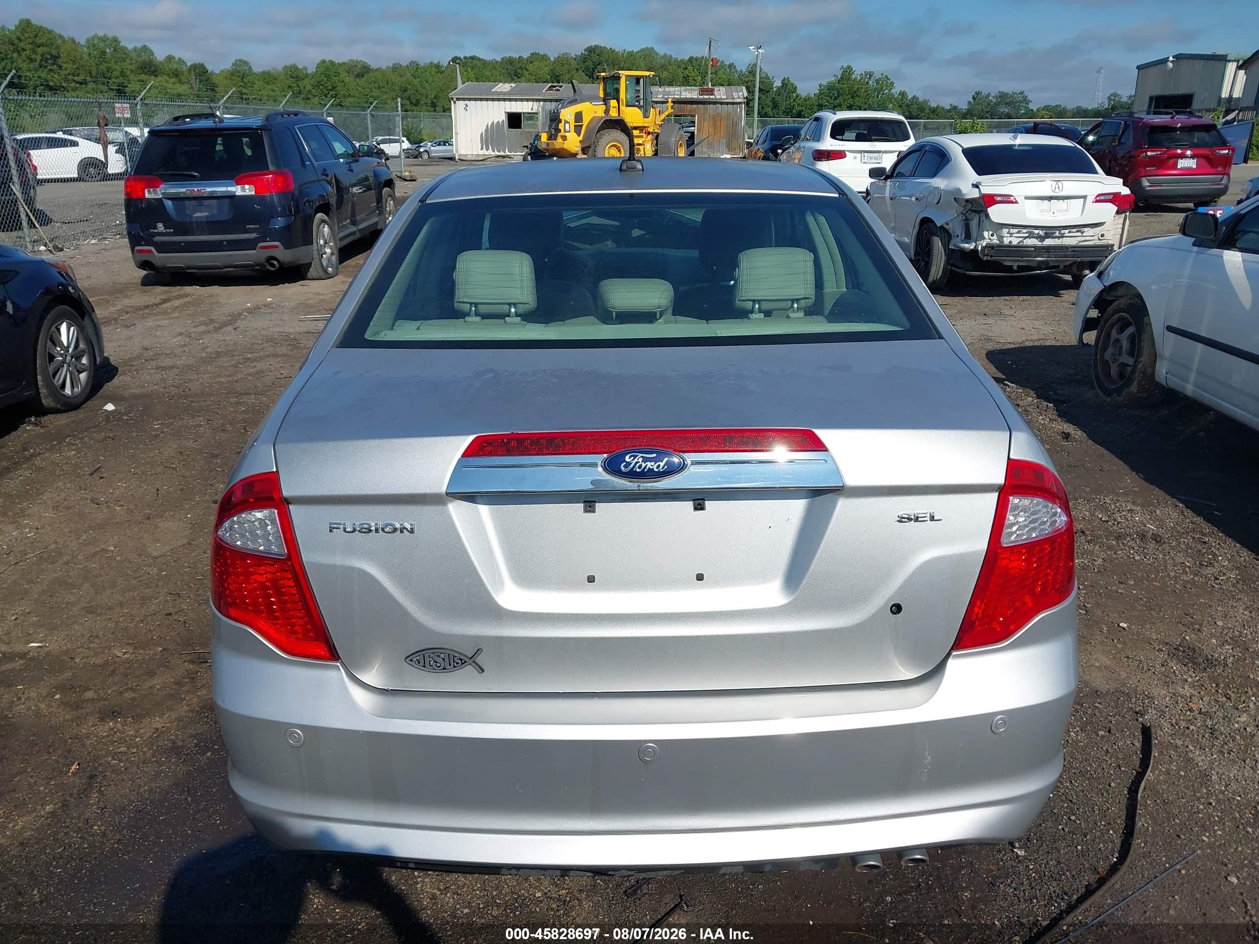 2012 Ford Fusion Sel Silver vin: 3FAHP0JA9CR307134