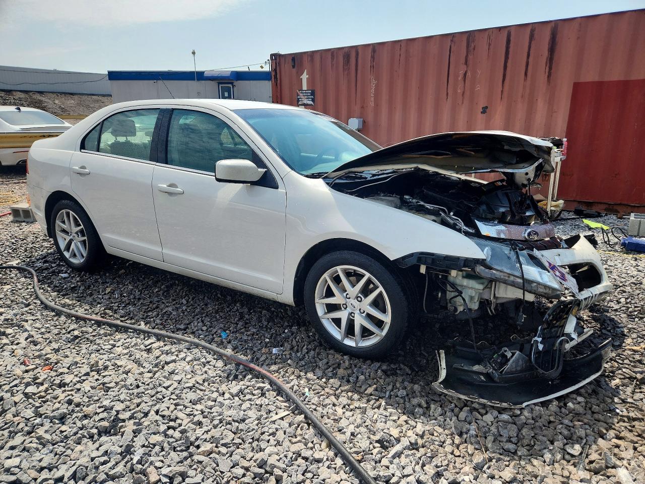 2012 Ford Fusion Sel White vin: 3FAHP0JA9CR320837
