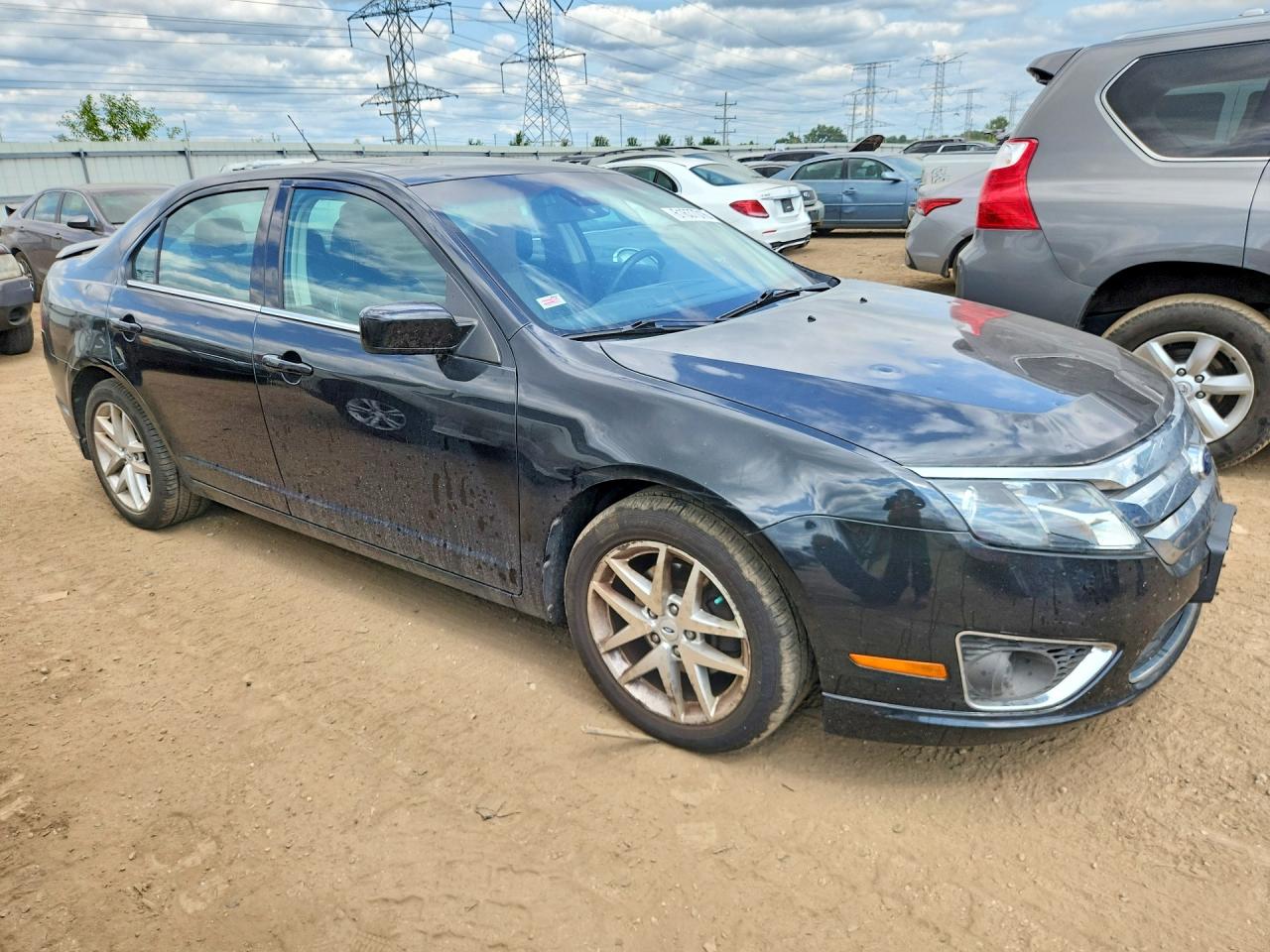 2012 Ford Fusion Sel Black vin: 3FAHP0JA9CR430710