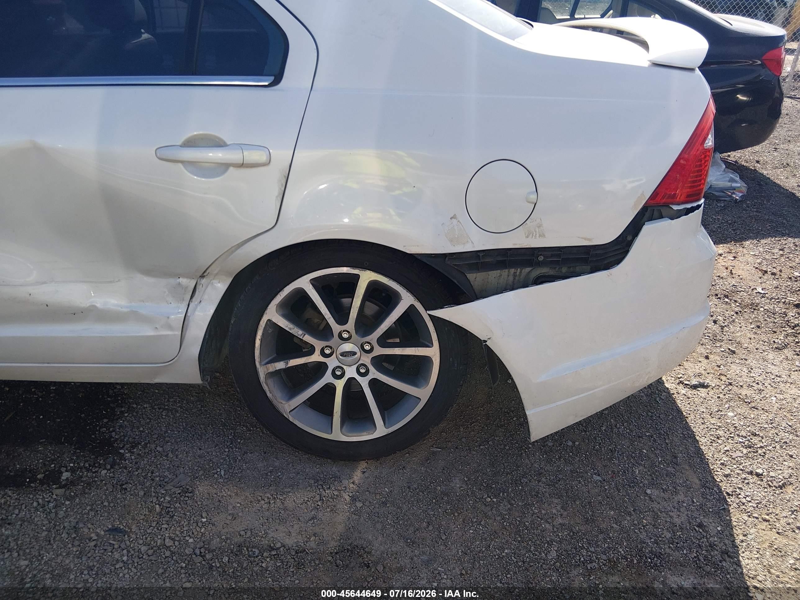 2010 Ford Fusion Sel White vin: 3FAHP0JAXAR187597