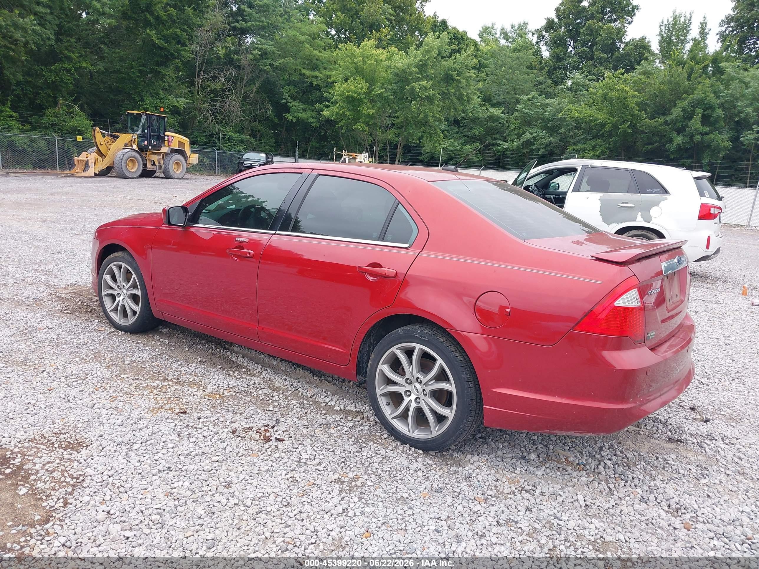 2010 Ford Fusion Sel Red vin: 3FAHP0JAXAR192296