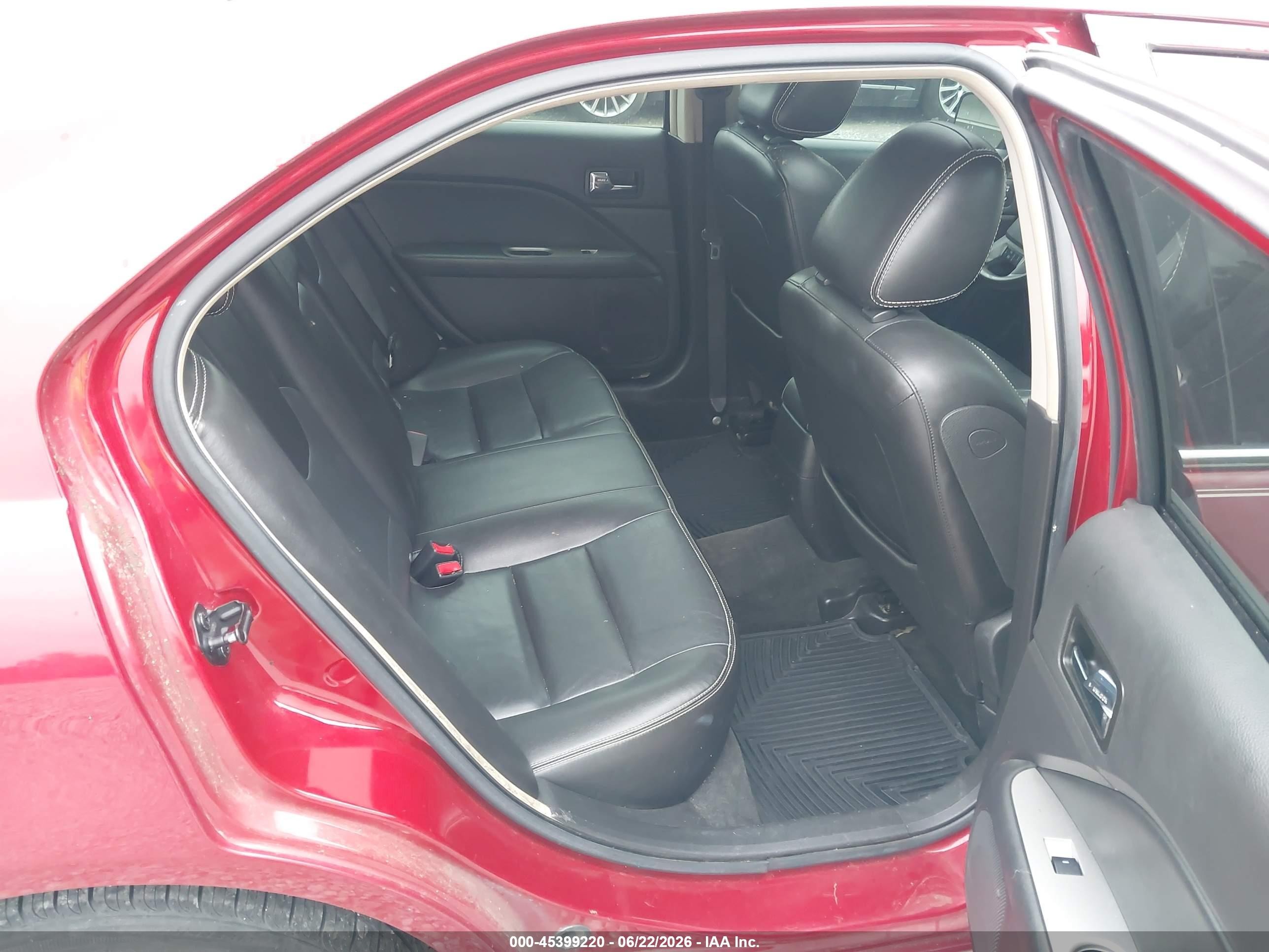2010 Ford Fusion Sel Red vin: 3FAHP0JAXAR192296