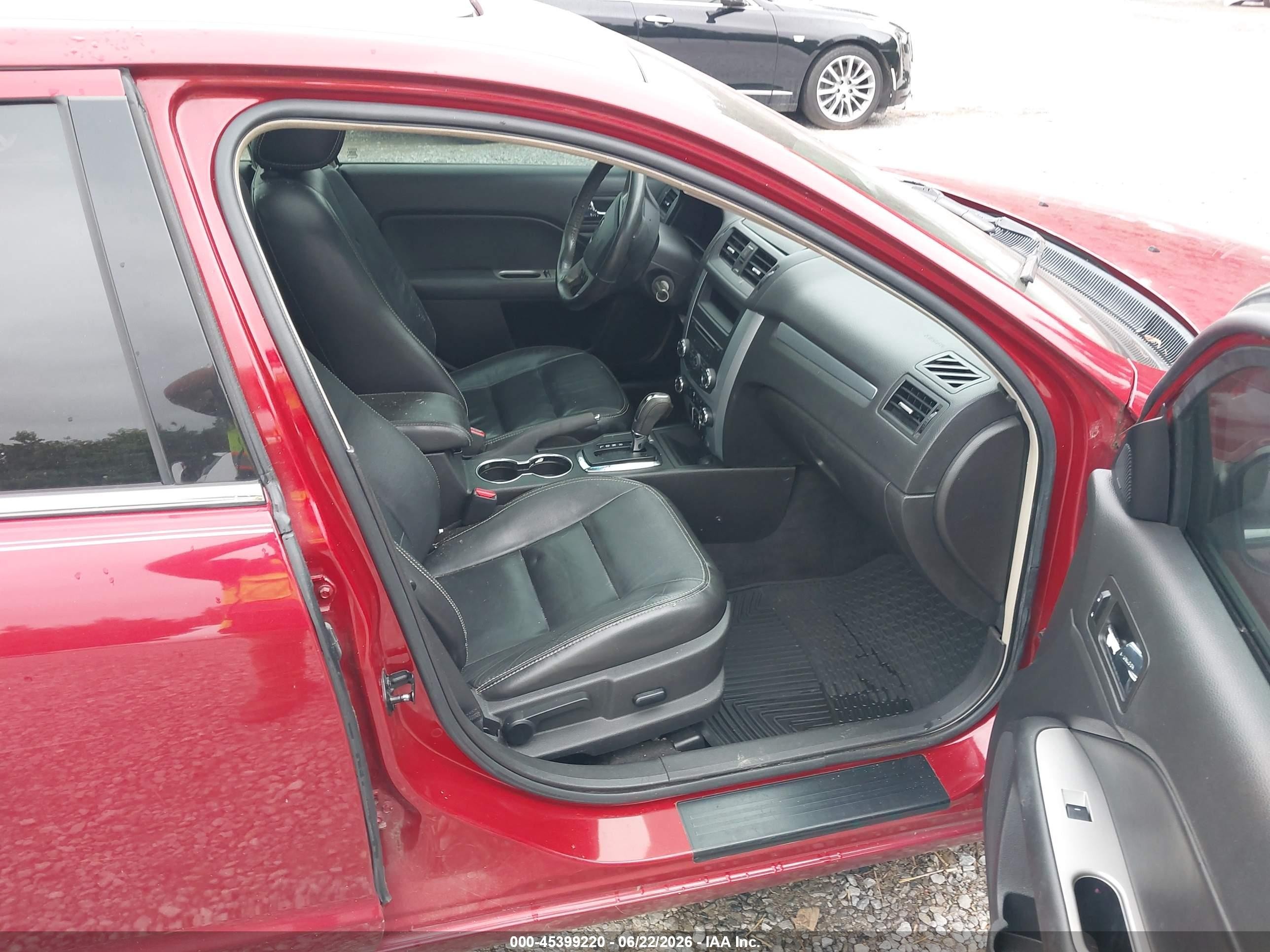 2010 Ford Fusion Sel Red vin: 3FAHP0JAXAR192296