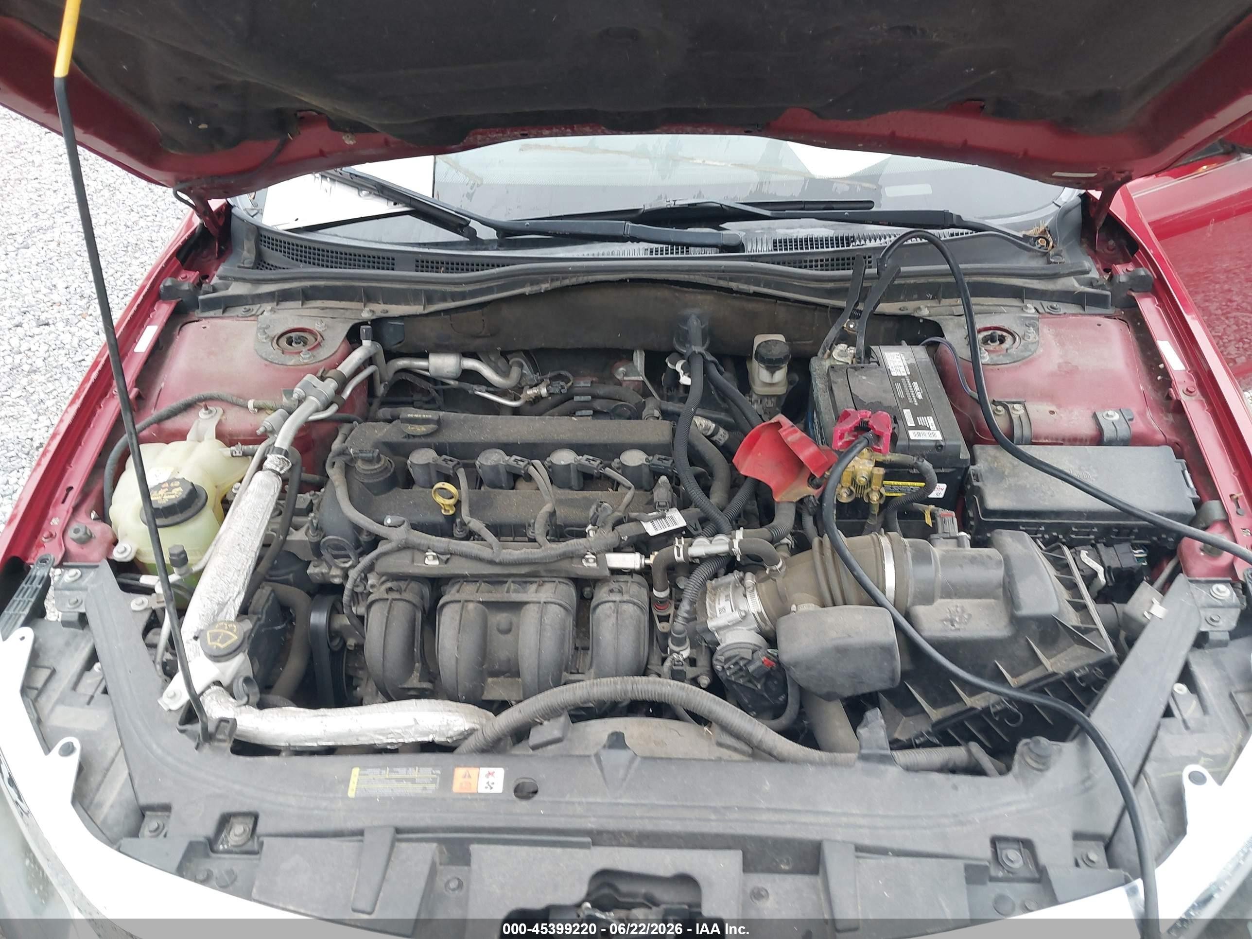 2010 Ford Fusion Sel Red vin: 3FAHP0JAXAR192296