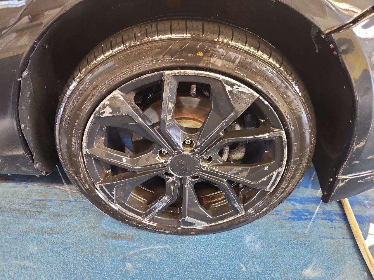 2010 Ford Fusion Sel Black vin: 3FAHP0JAXAR210019 Damage: Right Front Wheel, Aftermarket, Acceptable