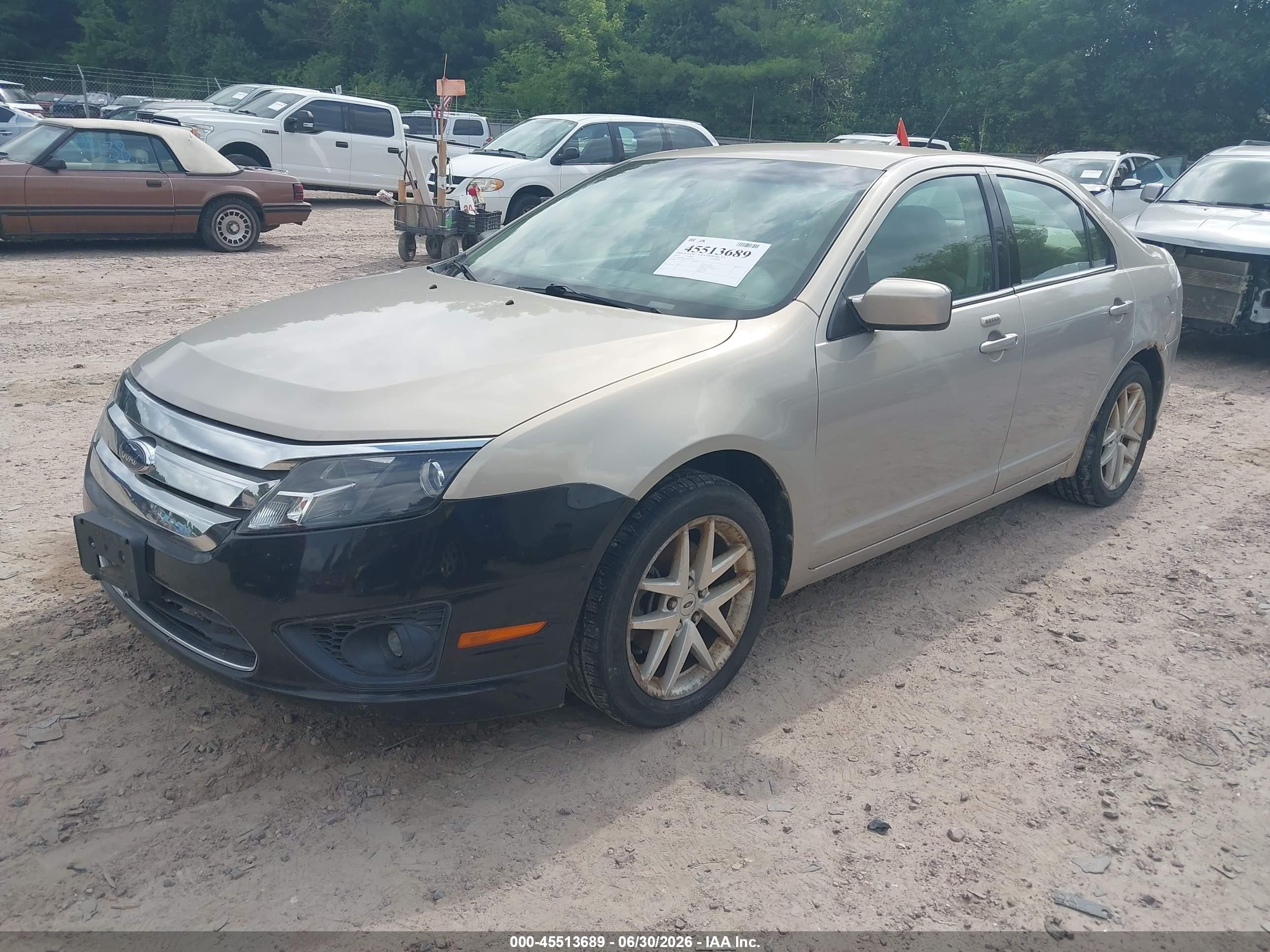 2010 Ford Fusion Sel Tan vin: 3FAHP0JAXAR240296