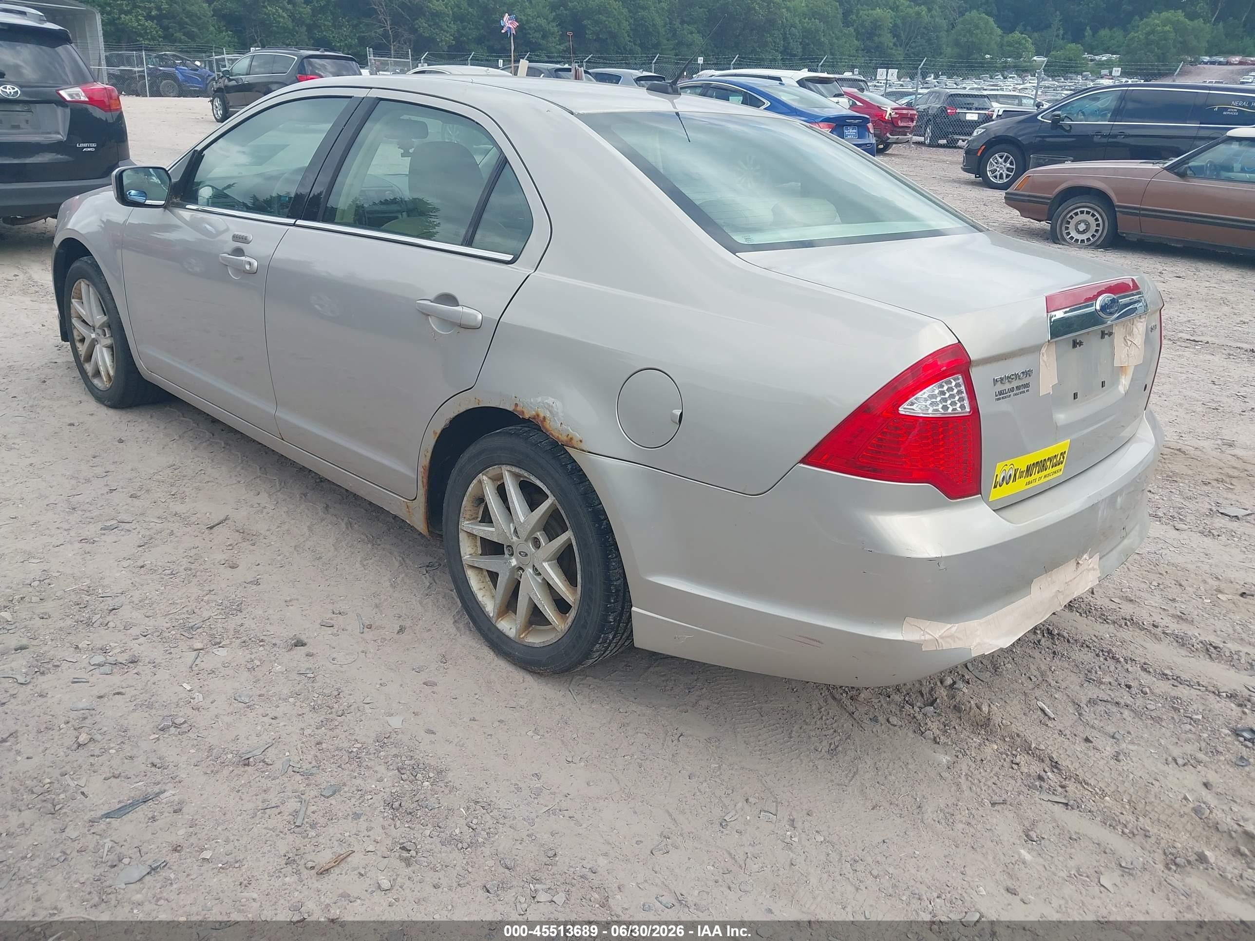 2010 Ford Fusion Sel Tan vin: 3FAHP0JAXAR240296