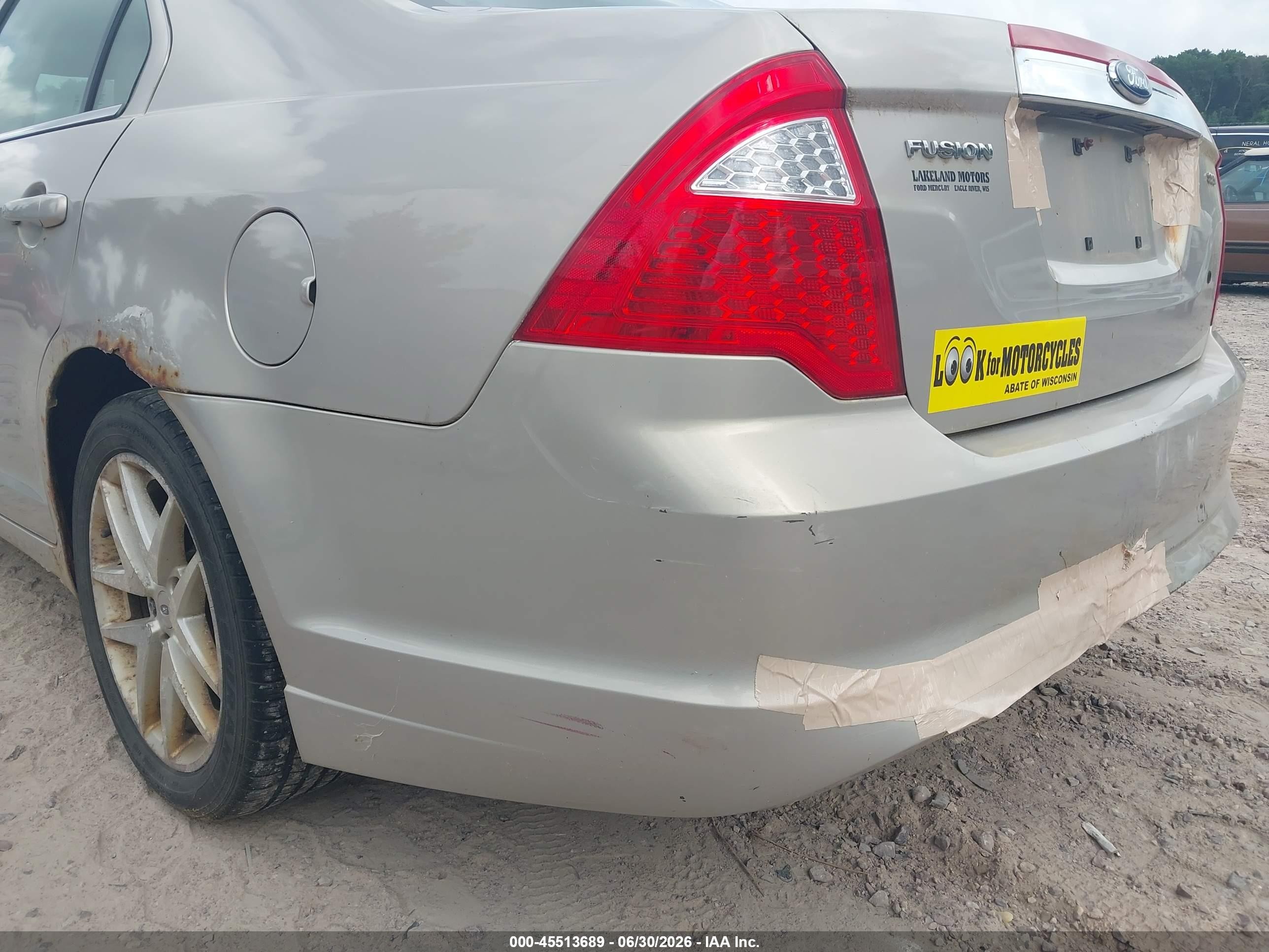 2010 Ford Fusion Sel Tan vin: 3FAHP0JAXAR240296