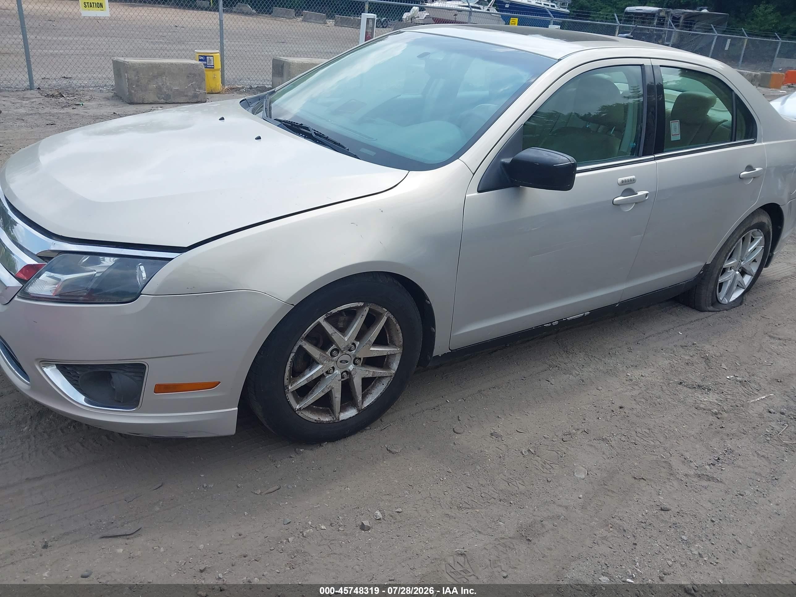 2010 Ford Fusion Sel Beige vin: 3FAHP0JAXAR275128