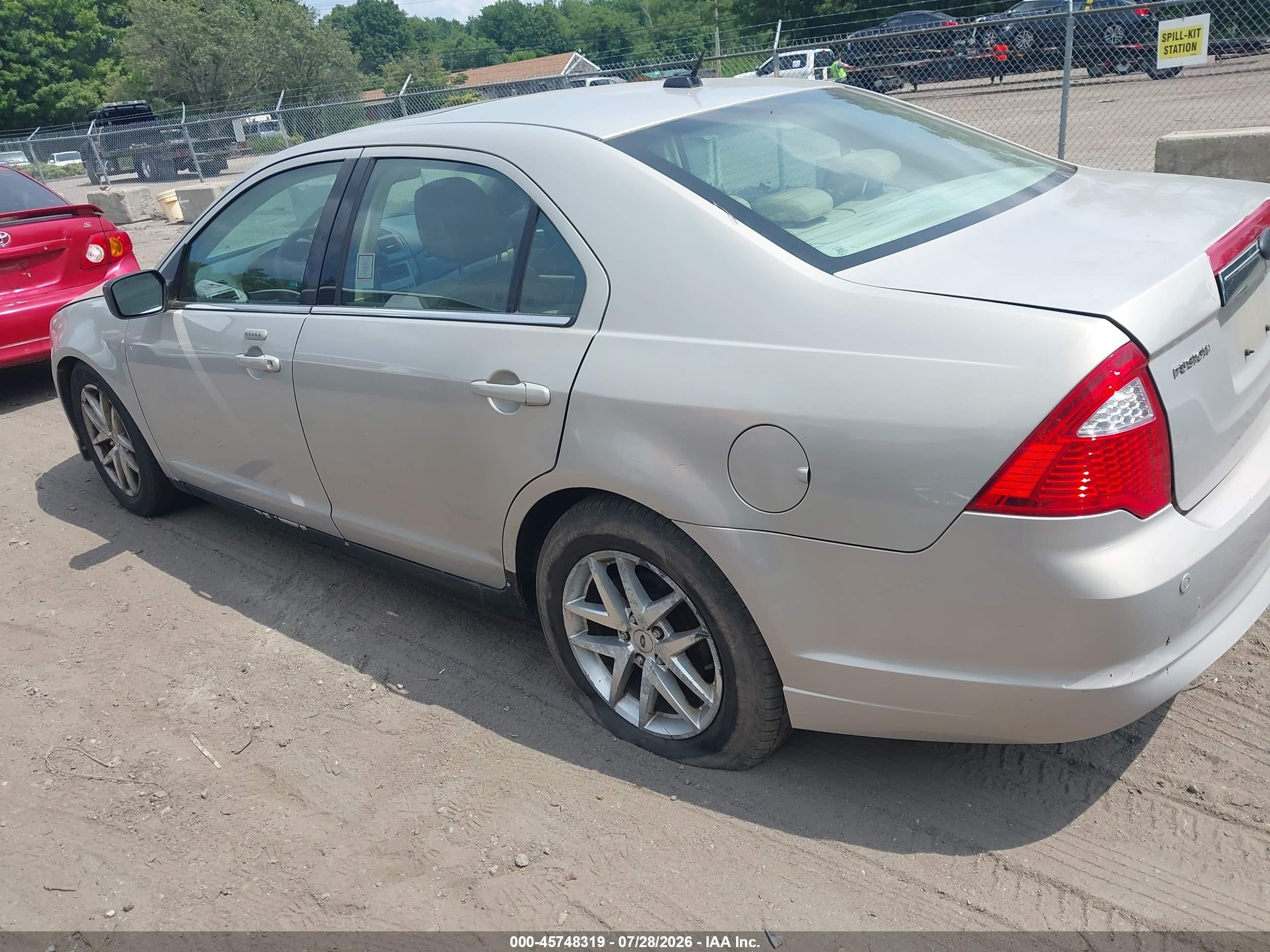 2010 Ford Fusion Sel Beige vin: 3FAHP0JAXAR275128