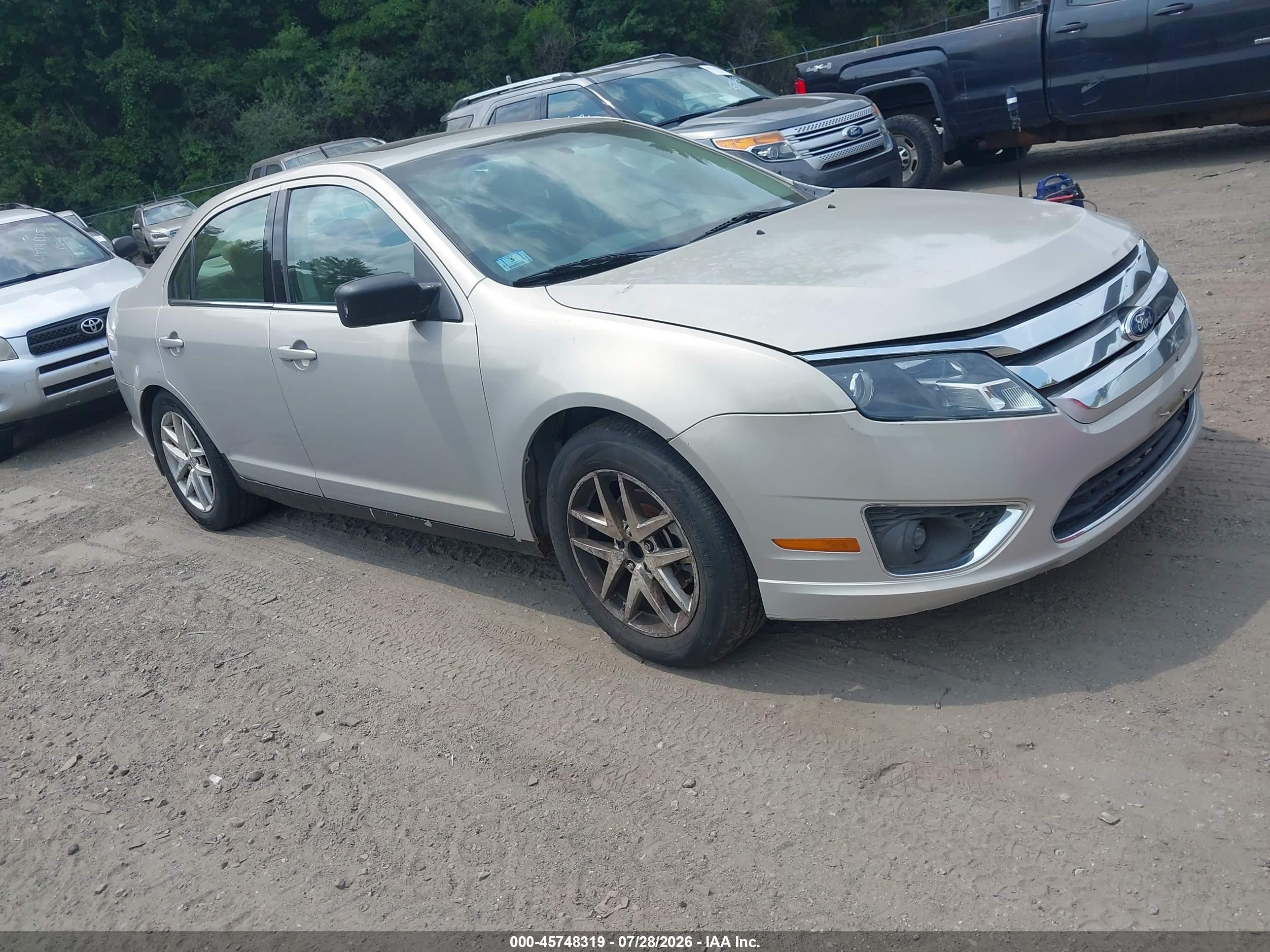 2010 Ford Fusion Sel Beige vin: 3FAHP0JAXAR275128