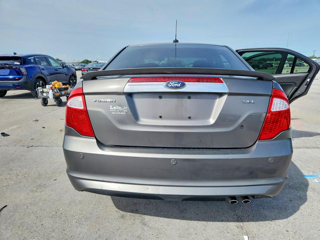 2010 Ford Fusion Sel Gray vin: 3FAHP0JAXAR426713