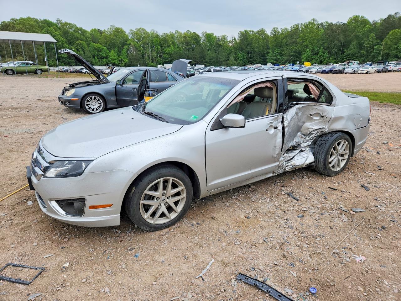 2011 Ford Fusion Sel Silver vin: 3FAHP0JAXBR328282