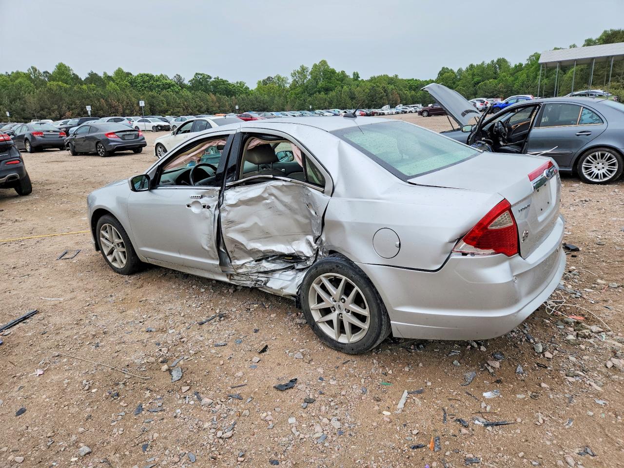 2011 Ford Fusion Sel Silver vin: 3FAHP0JAXBR328282