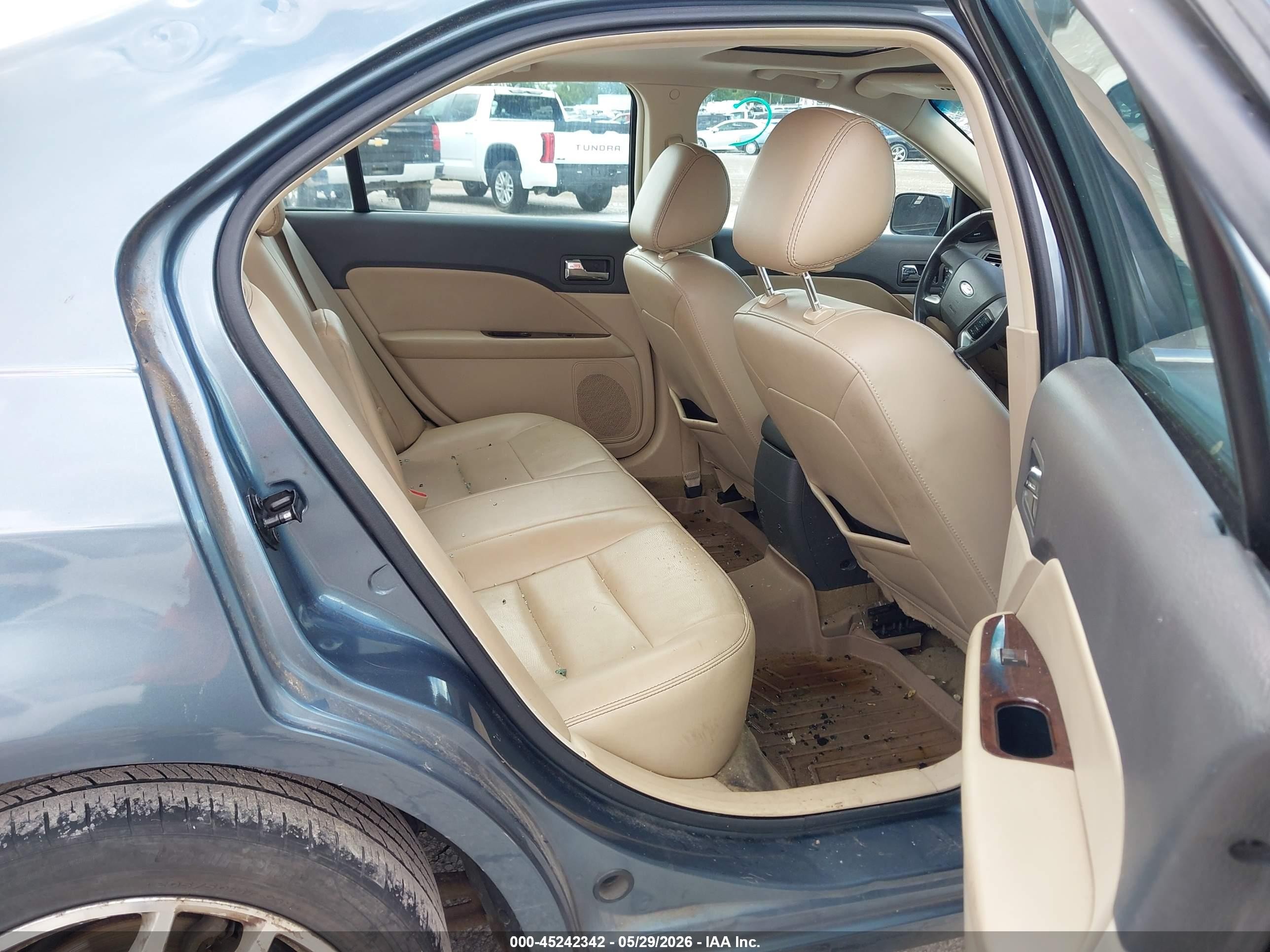 2012 Ford Fusion Sel Blue vin: 3FAHP0JAXCR169930