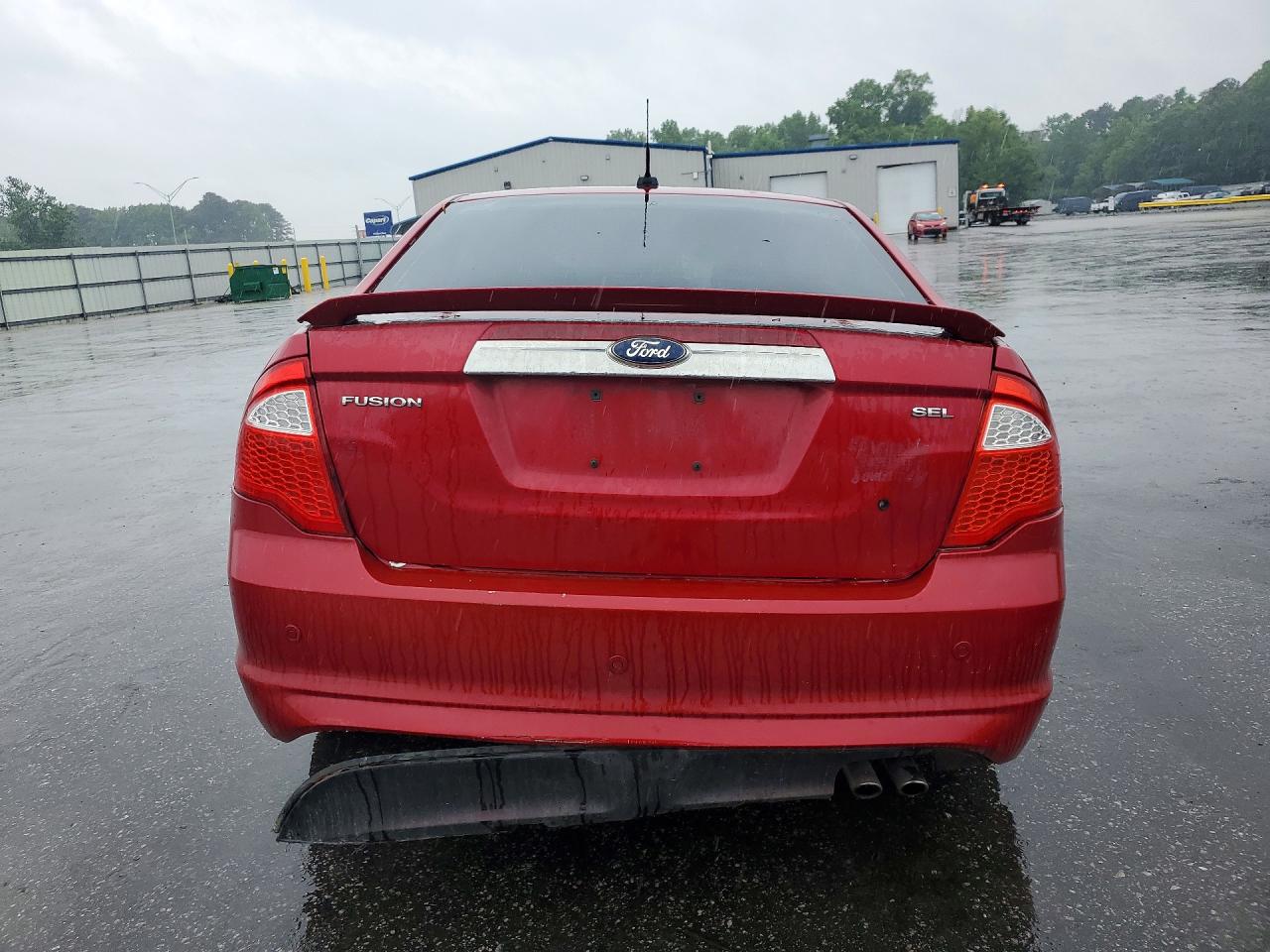 2012 Ford Fusion Sel Red vin: 3FAHP0JAXCR173024