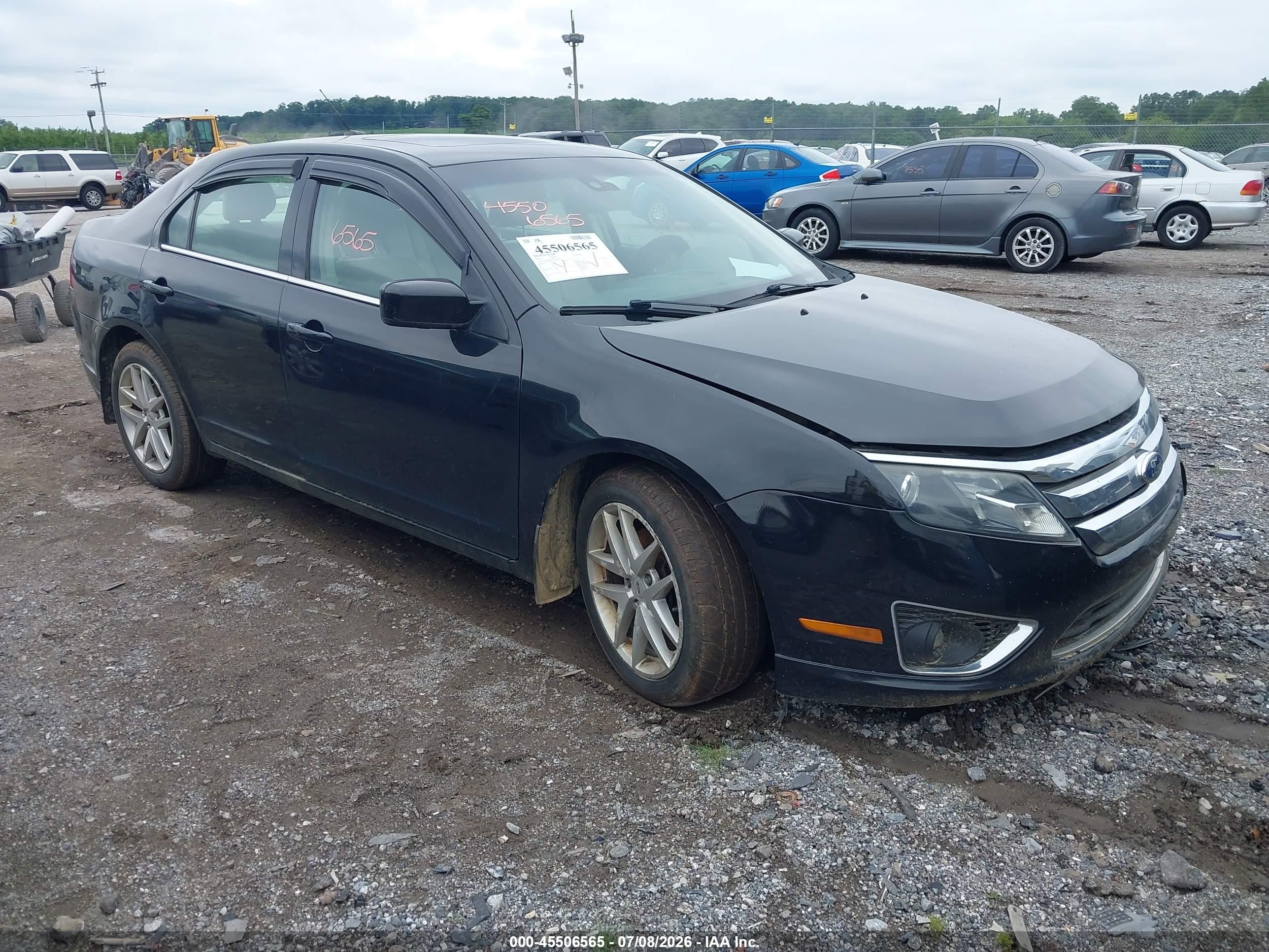 2012 Ford Fusion Sel Black vin: 3FAHP0JAXCR196299