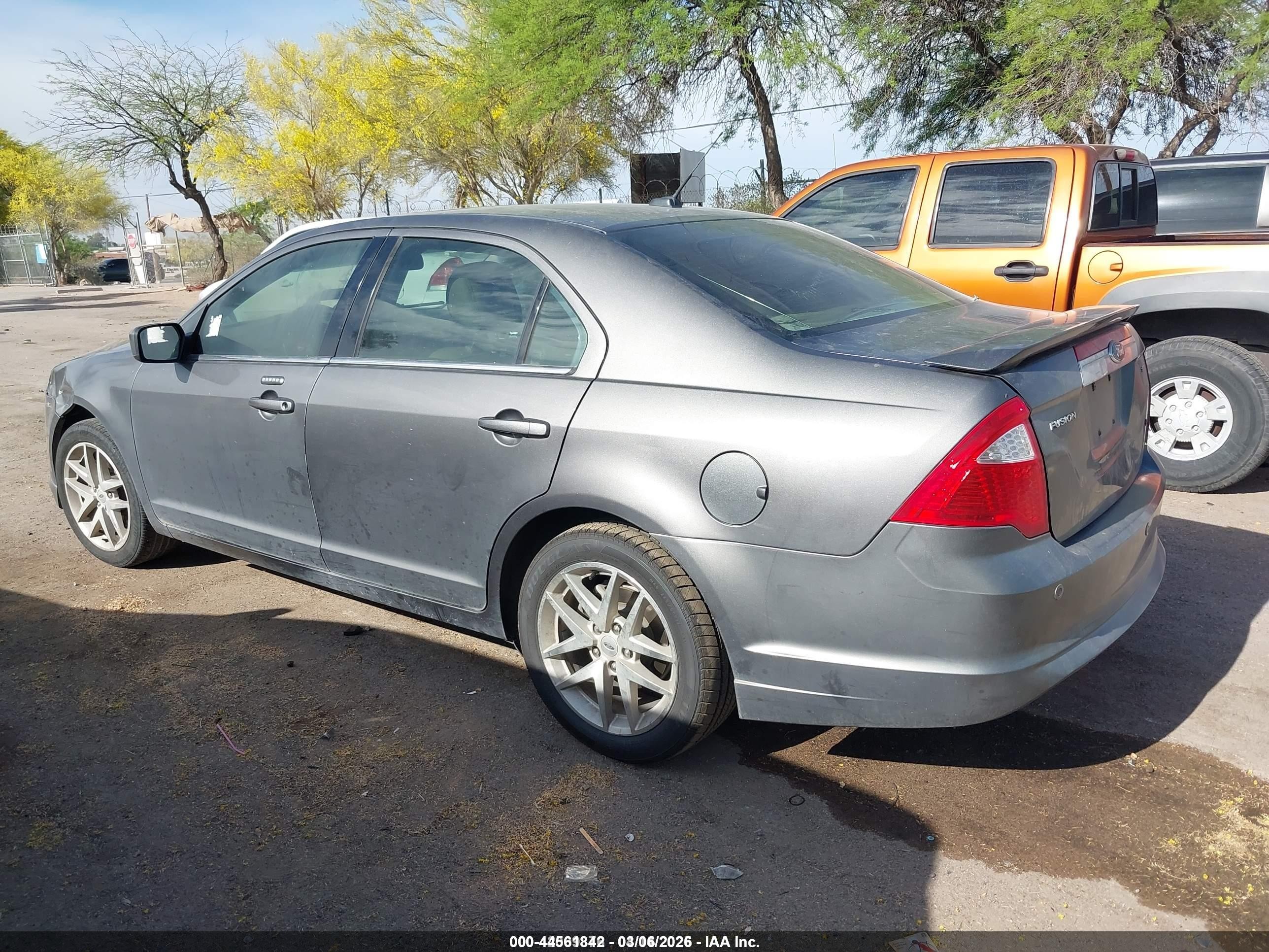 2012 Ford Fusion Sel Gray vin: 3FAHP0JAXCR199168