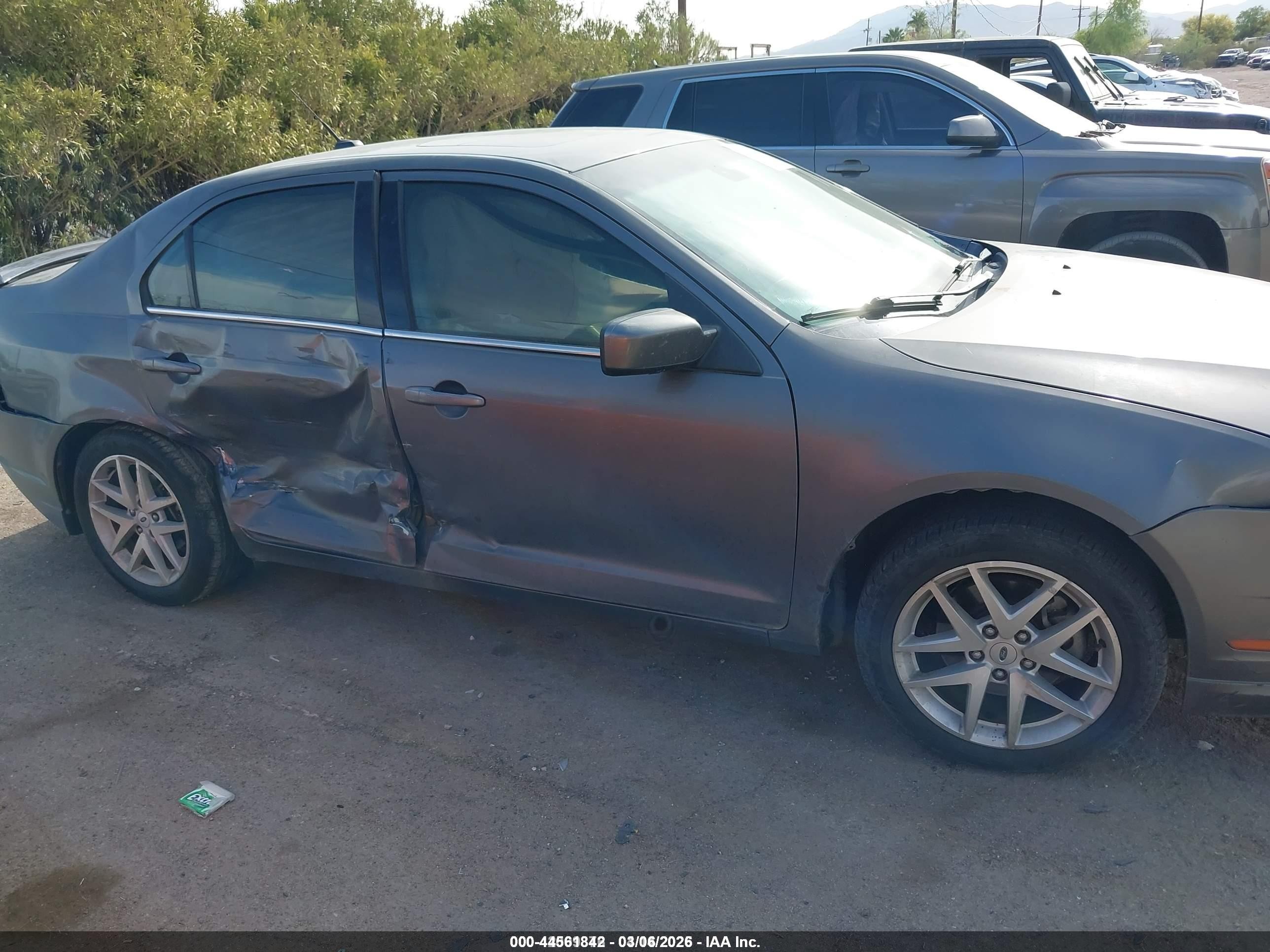 2012 Ford Fusion Sel Gray vin: 3FAHP0JAXCR199168