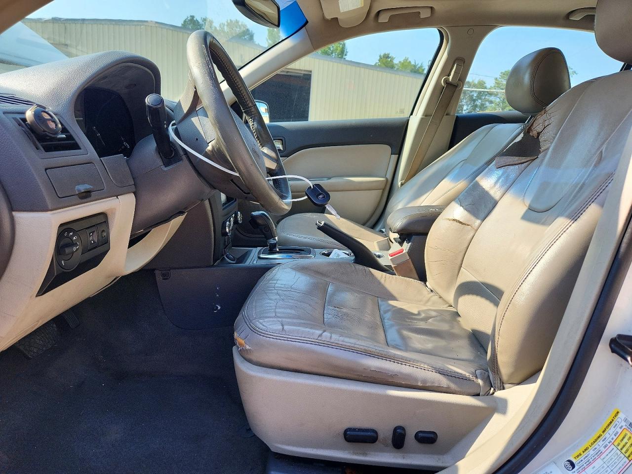 2012 Ford Fusion Sel White vin: 3FAHP0JAXCR206443