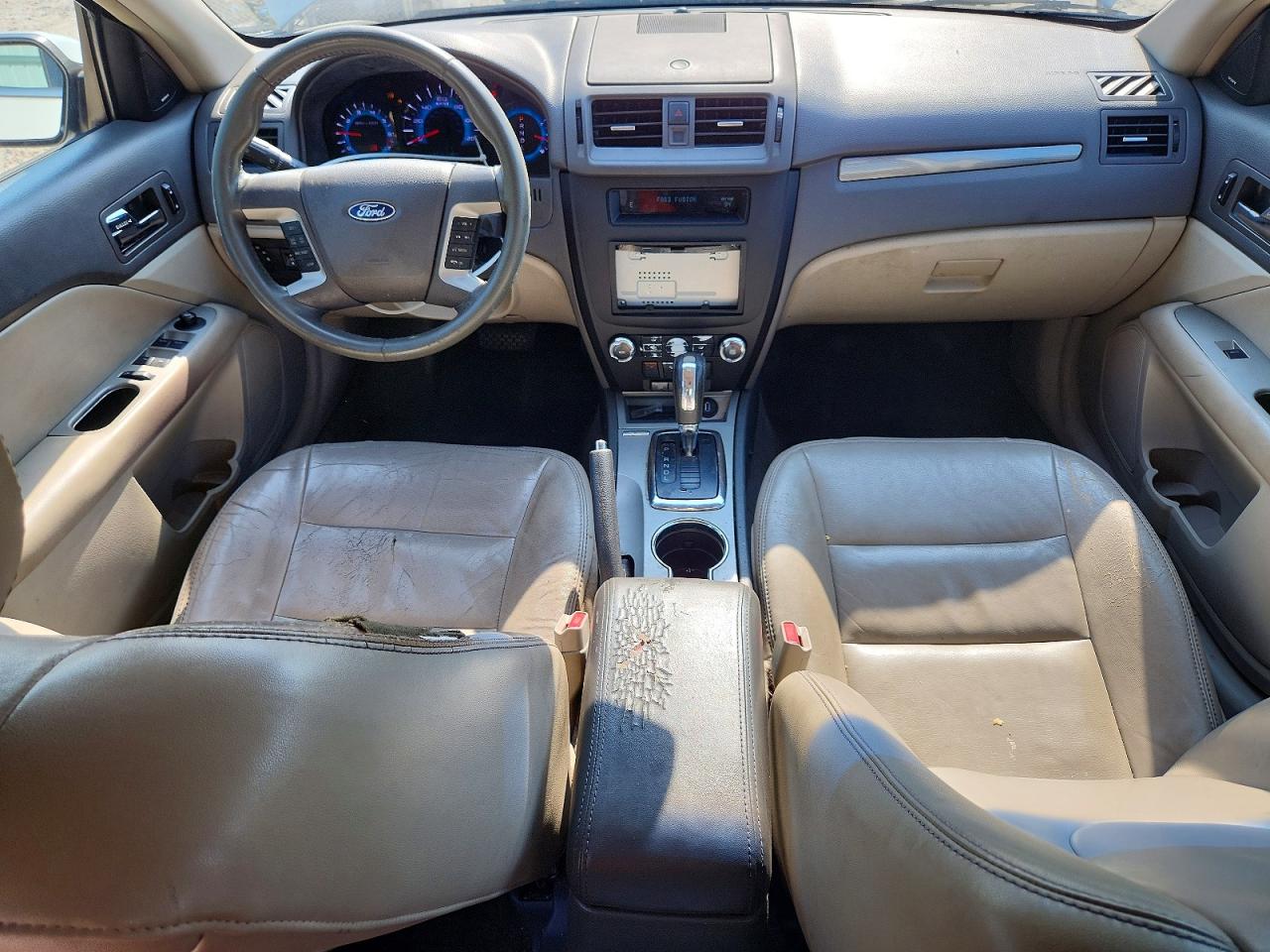 2012 Ford Fusion Sel White vin: 3FAHP0JAXCR206443