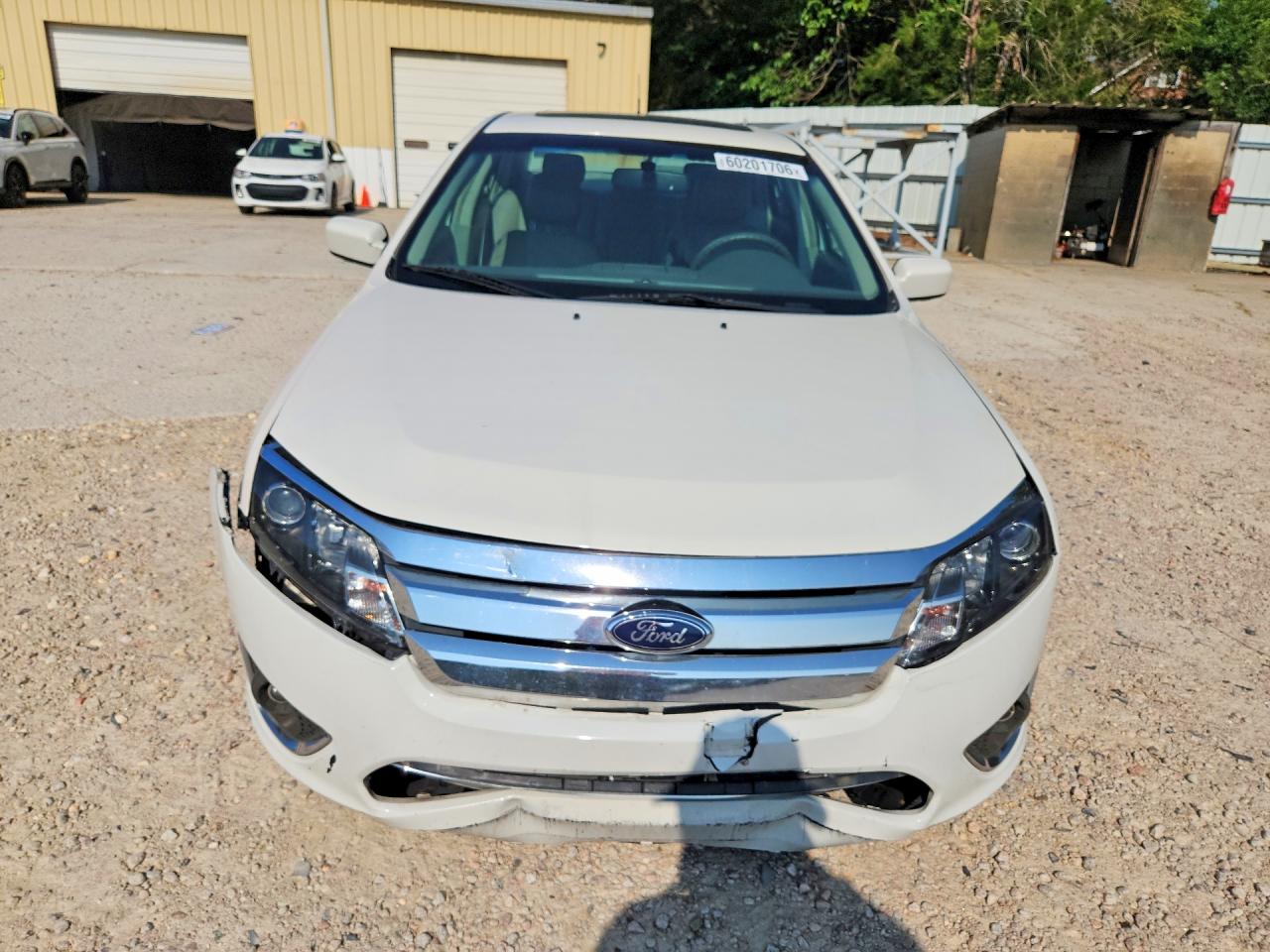 2012 Ford Fusion Sel White vin: 3FAHP0JAXCR206443