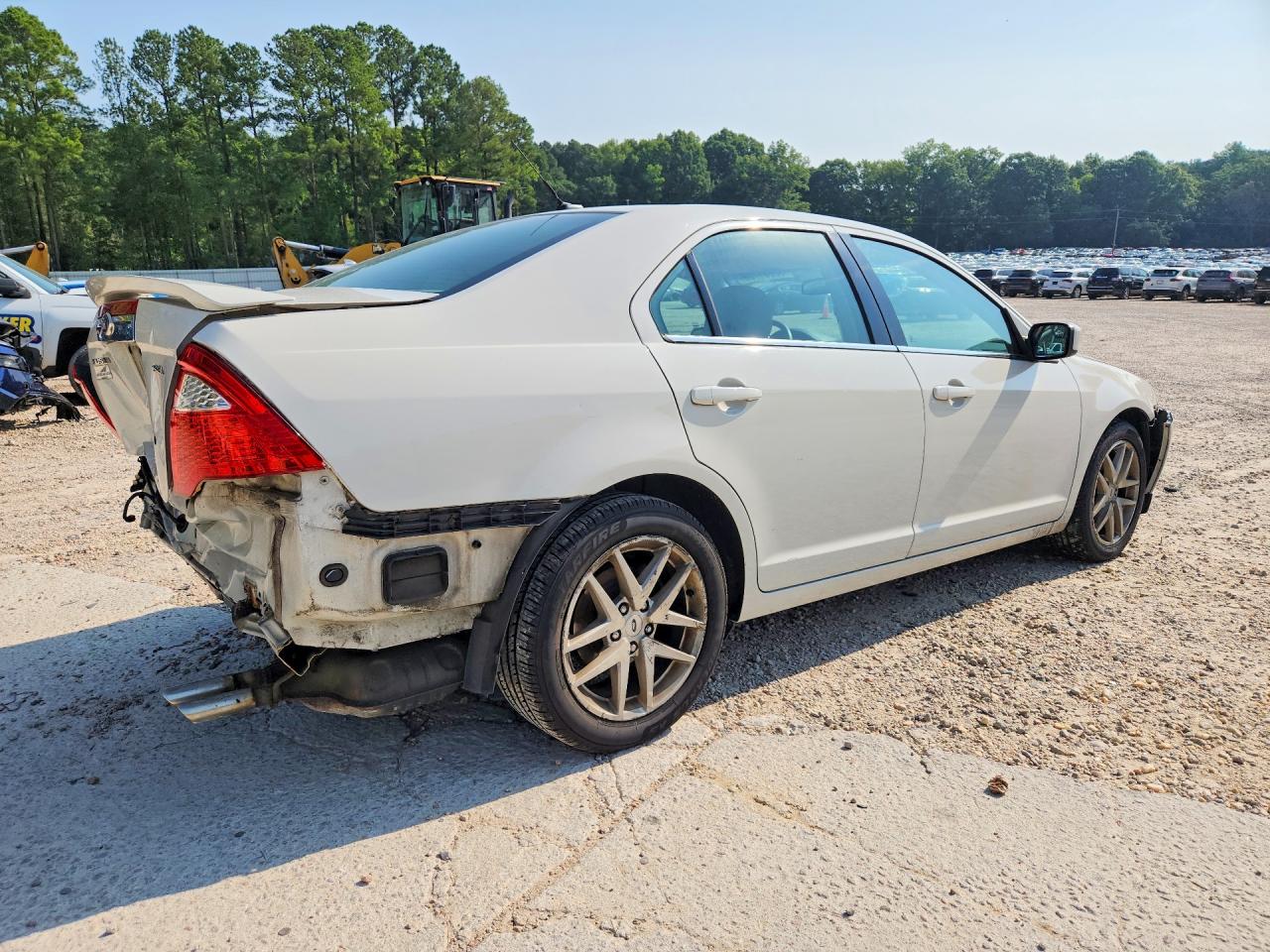 2012 Ford Fusion Sel White vin: 3FAHP0JAXCR206443