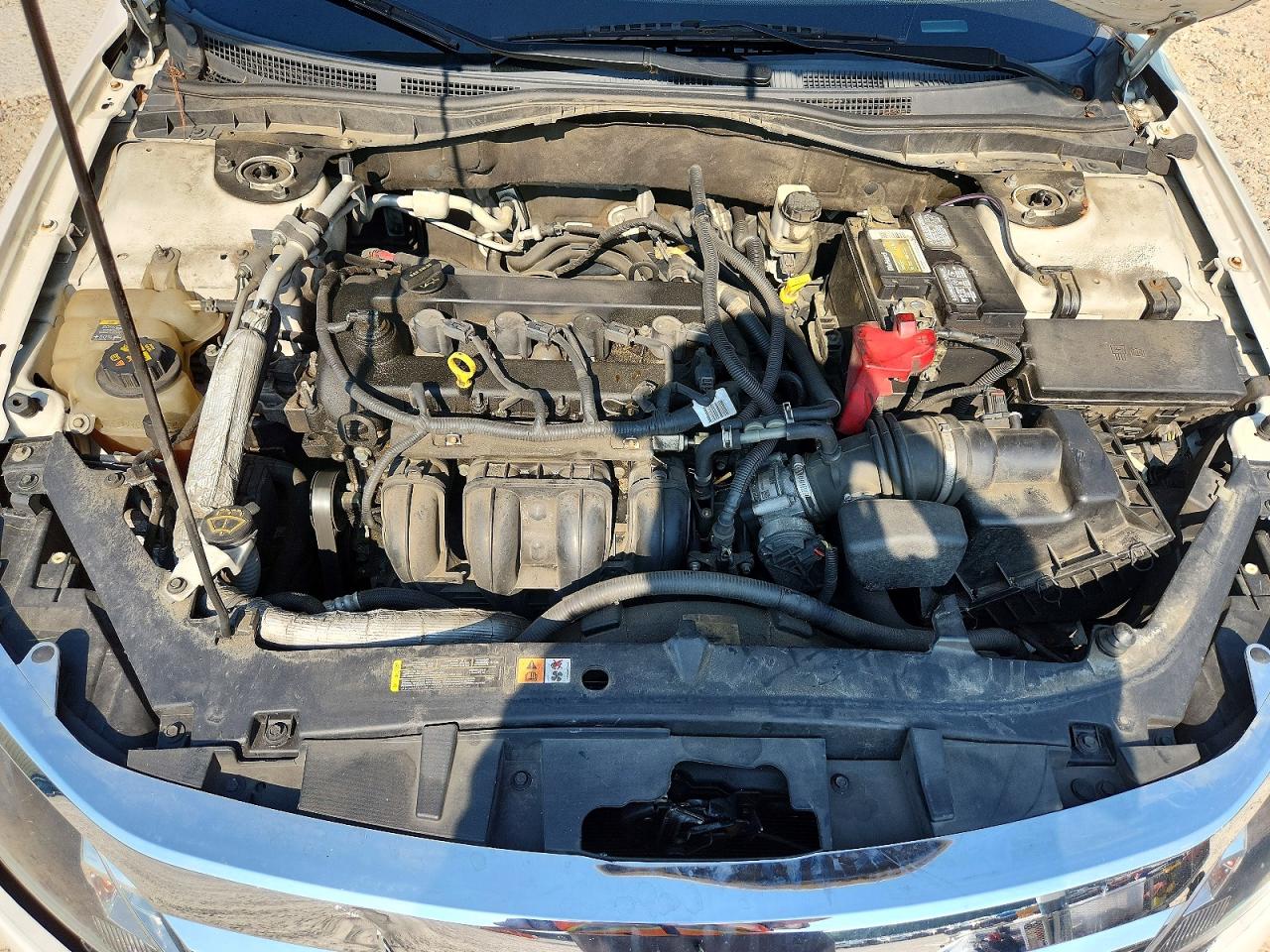 2012 Ford Fusion Sel White vin: 3FAHP0JAXCR206443