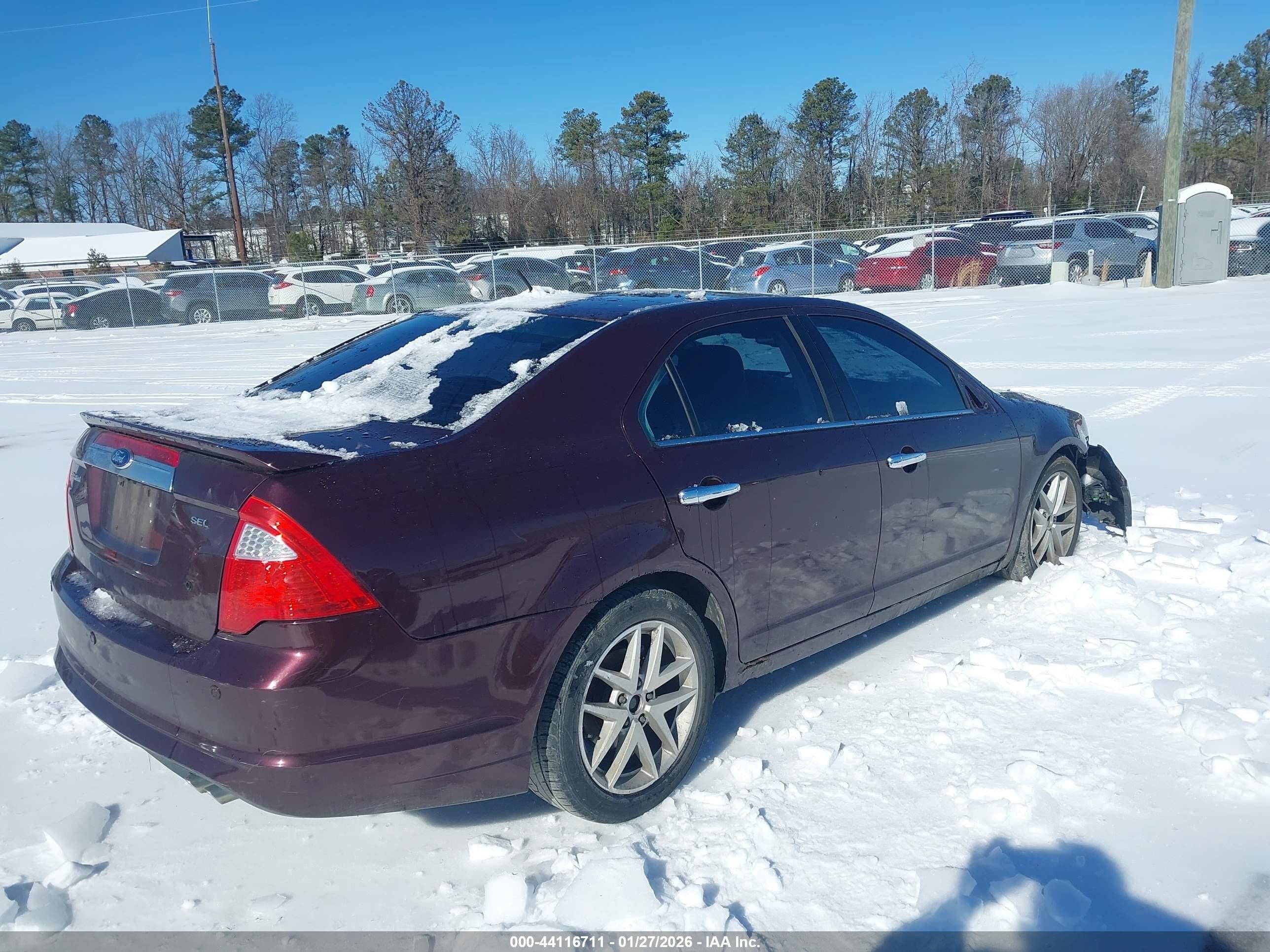 2012 Ford Fusion Sel Maroon vin: 3FAHP0JAXCR283068