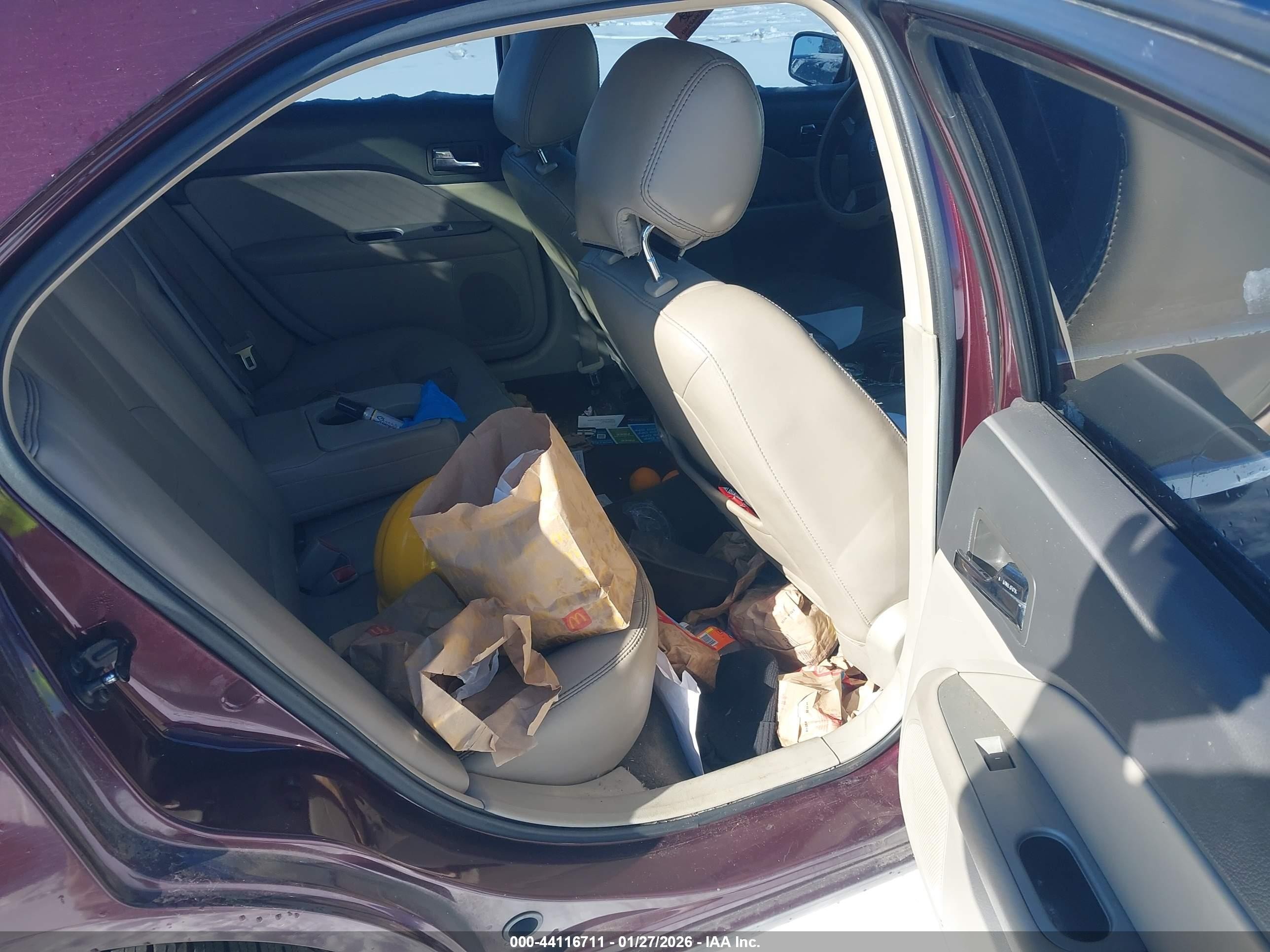 2012 Ford Fusion Sel Maroon vin: 3FAHP0JAXCR283068