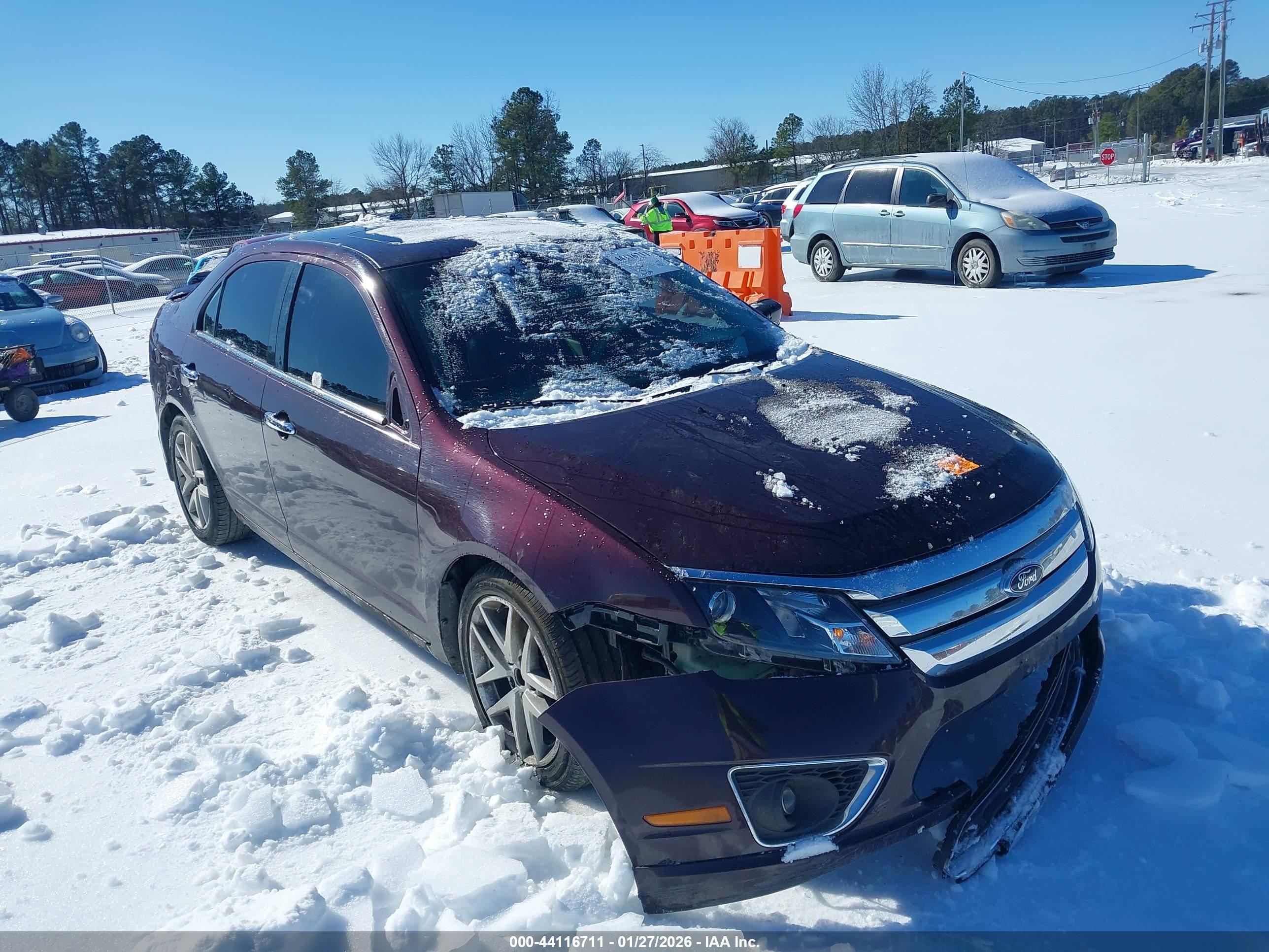 2012 Ford Fusion Sel Maroon vin: 3FAHP0JAXCR283068
