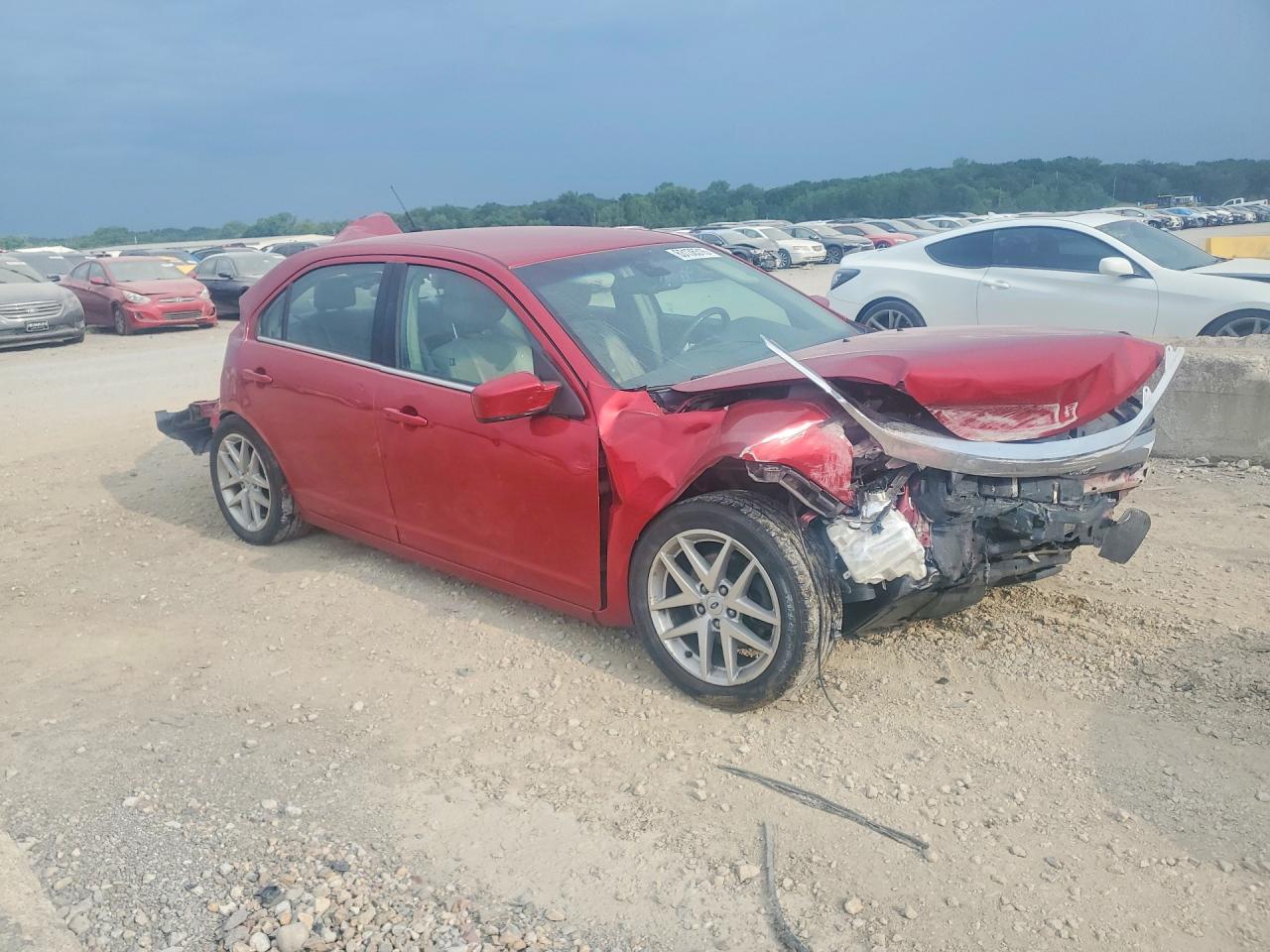 2012 Ford Fusion Sel Red vin: 3FAHP0JAXCR289713