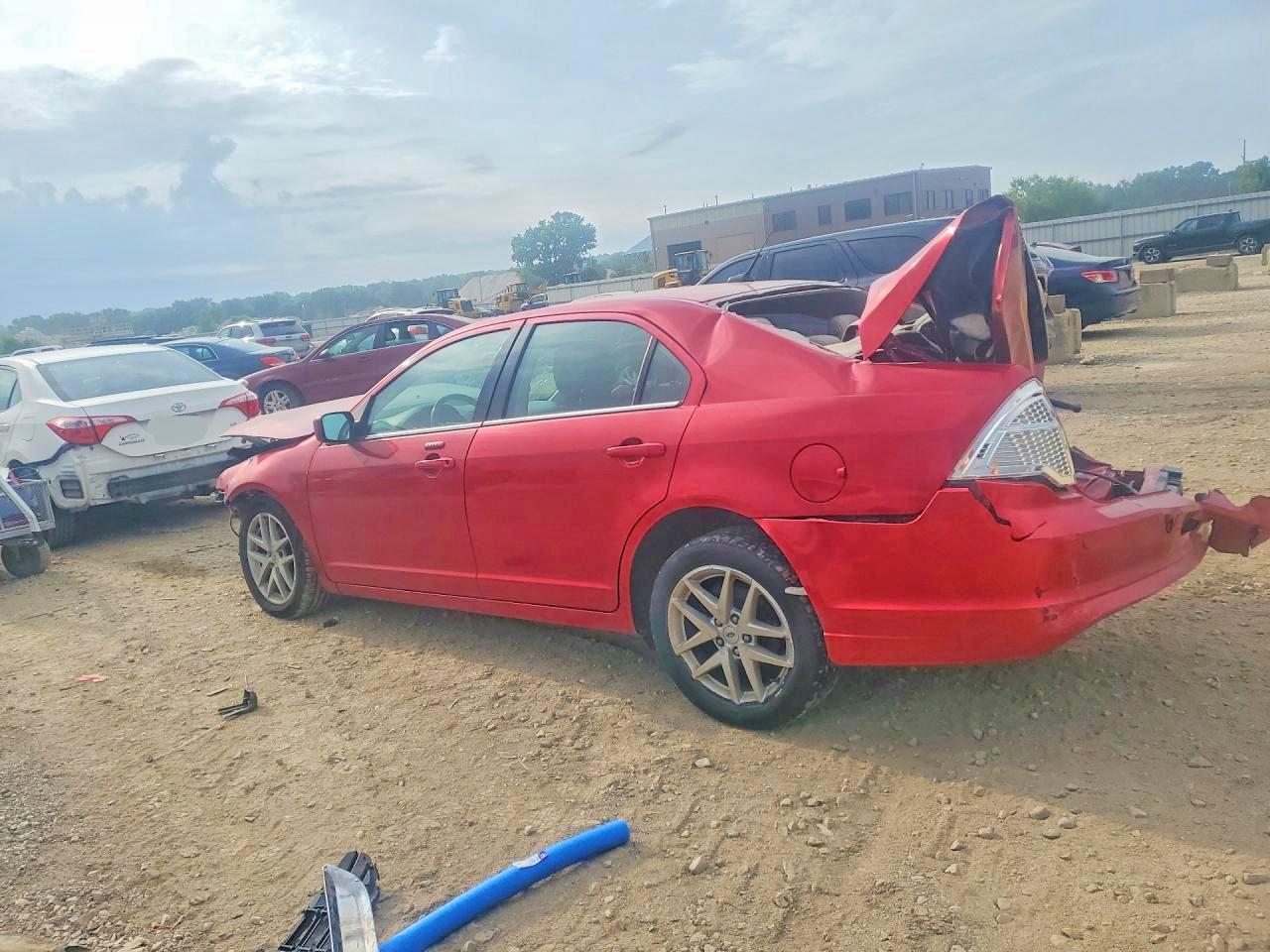 2012 Ford Fusion Sel Red vin: 3FAHP0JAXCR289713
