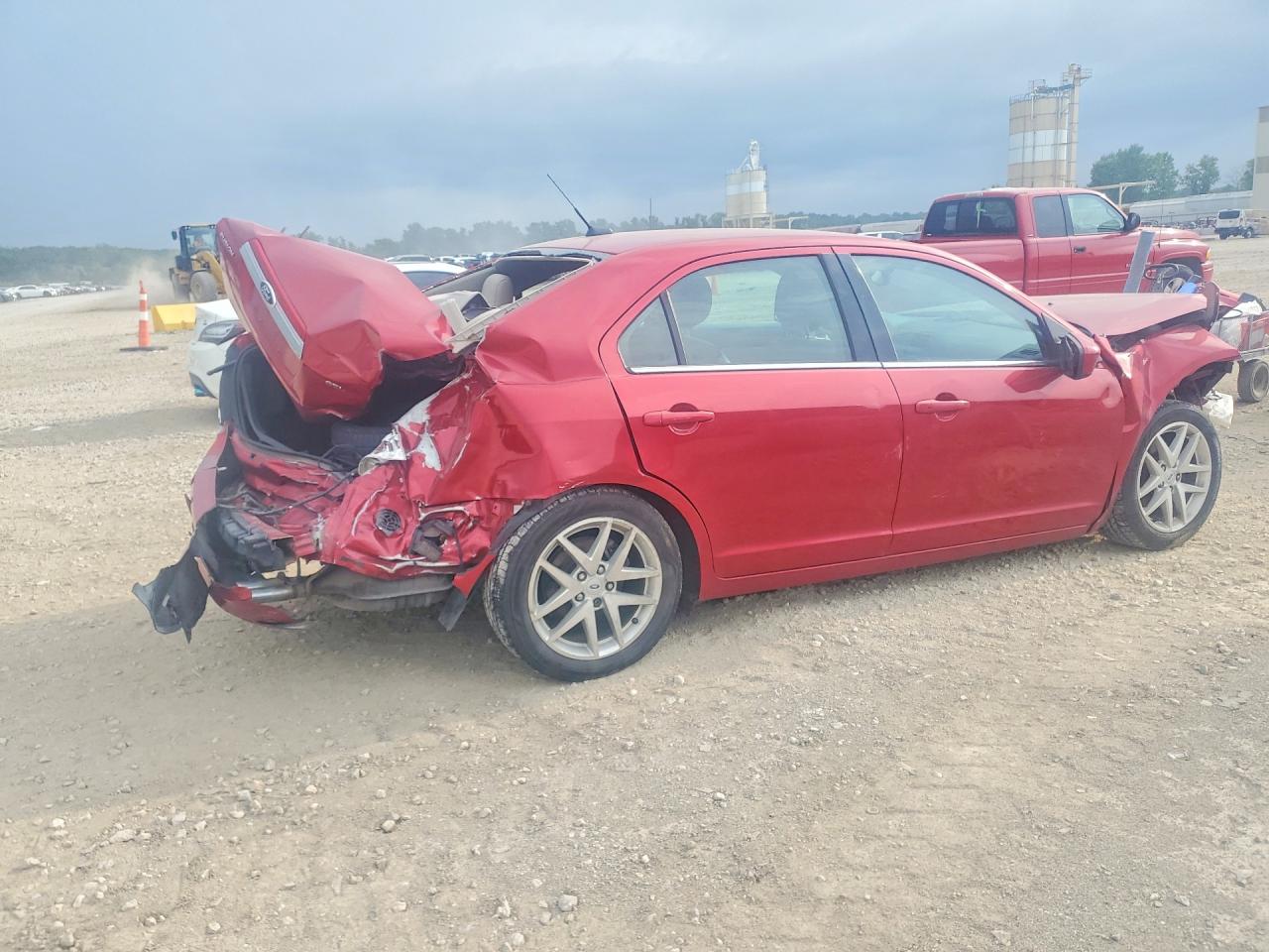 2012 Ford Fusion Sel Red vin: 3FAHP0JAXCR289713