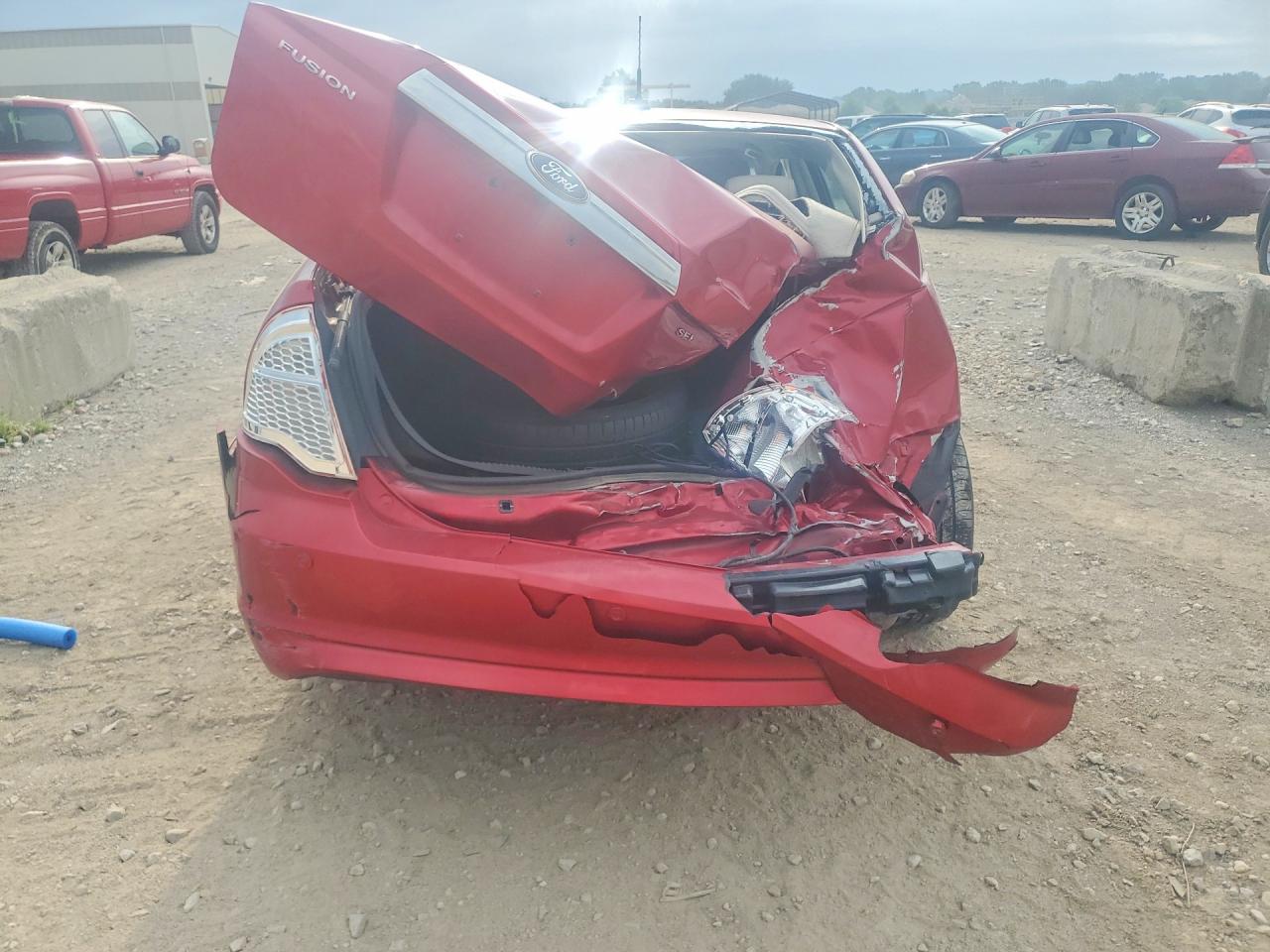 2012 Ford Fusion Sel Red vin: 3FAHP0JAXCR289713
