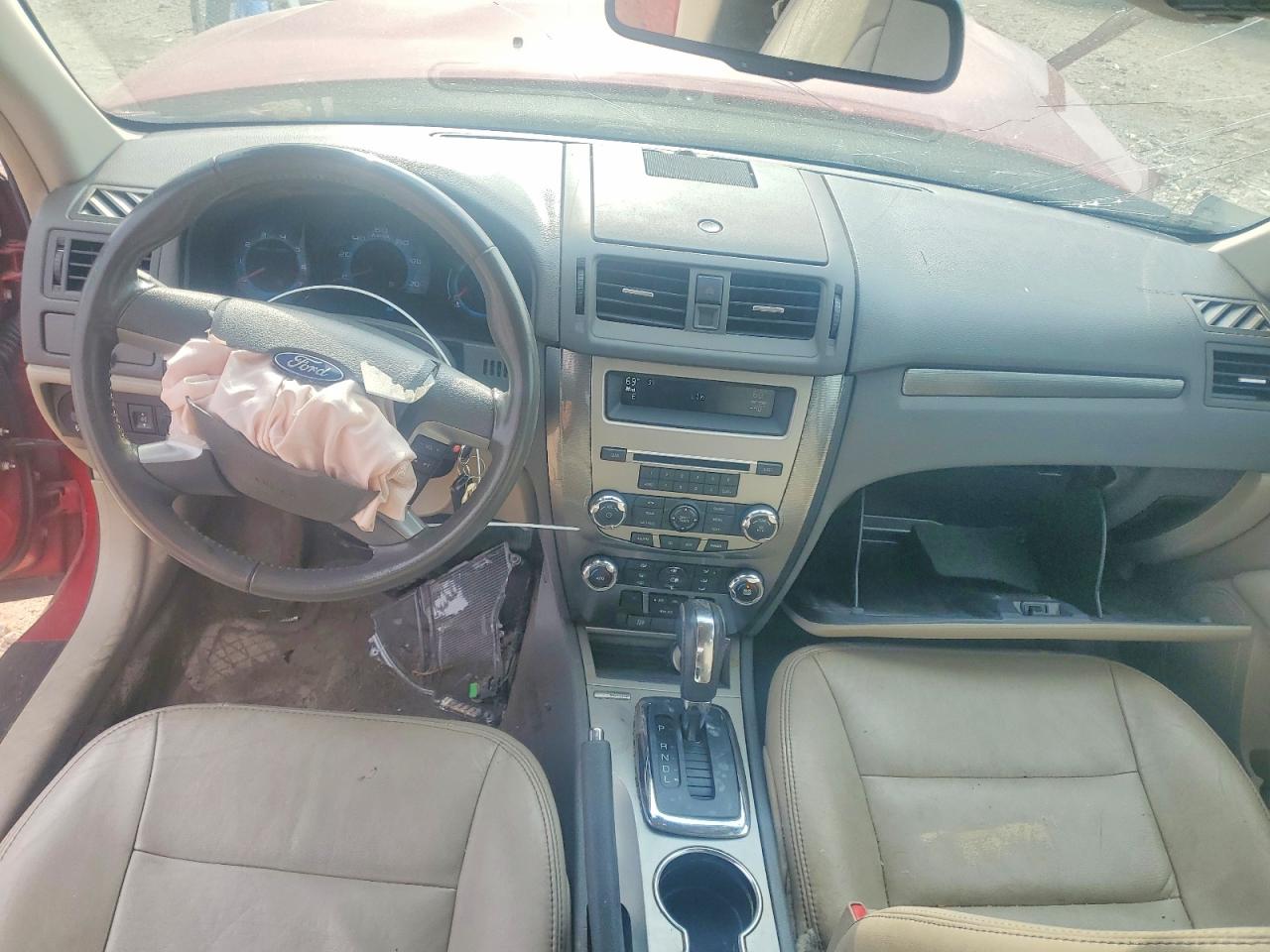 2012 Ford Fusion Sel Red vin: 3FAHP0JAXCR289713