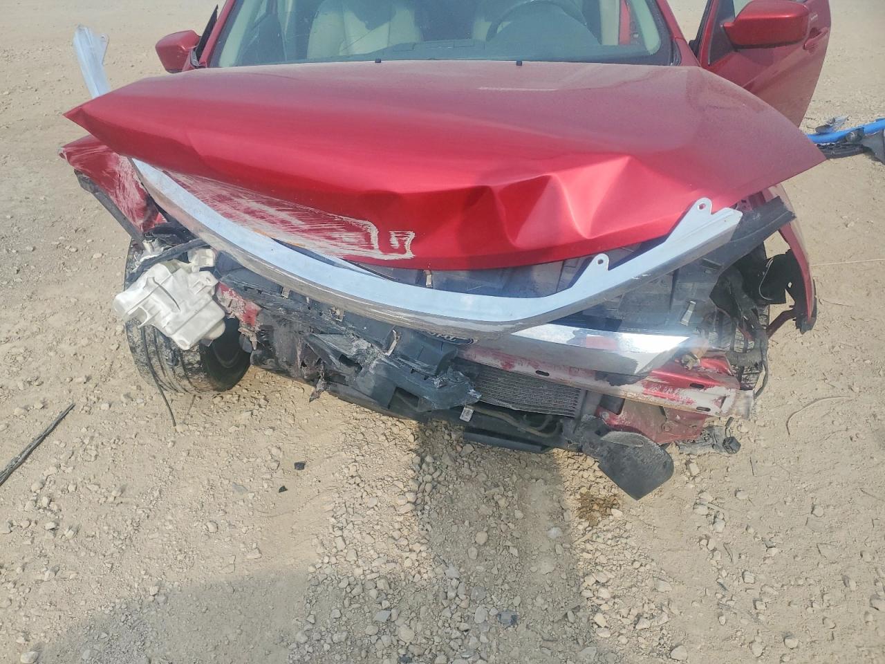 2012 Ford Fusion Sel Red vin: 3FAHP0JAXCR289713