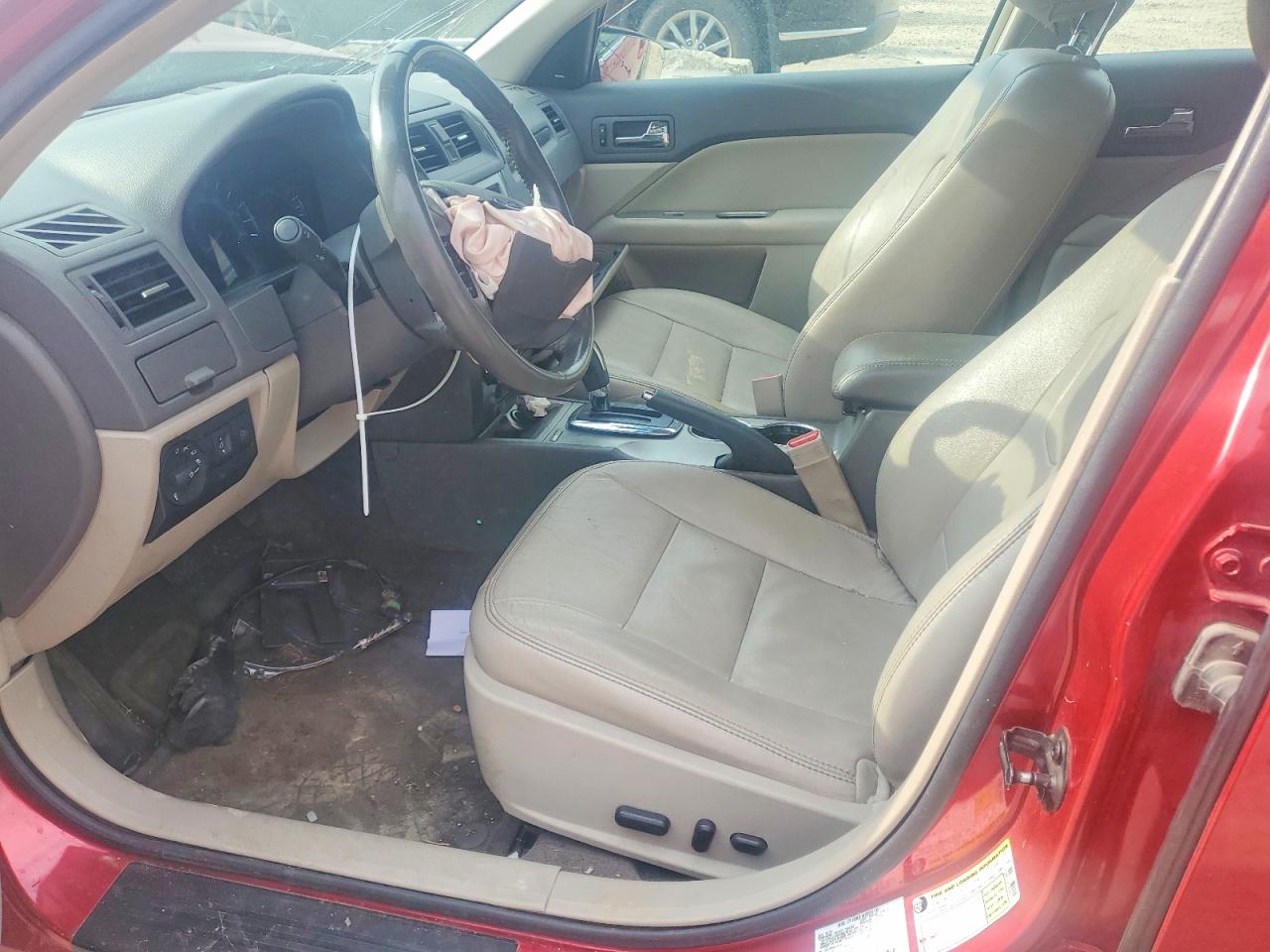 2012 Ford Fusion Sel Red vin: 3FAHP0JAXCR289713