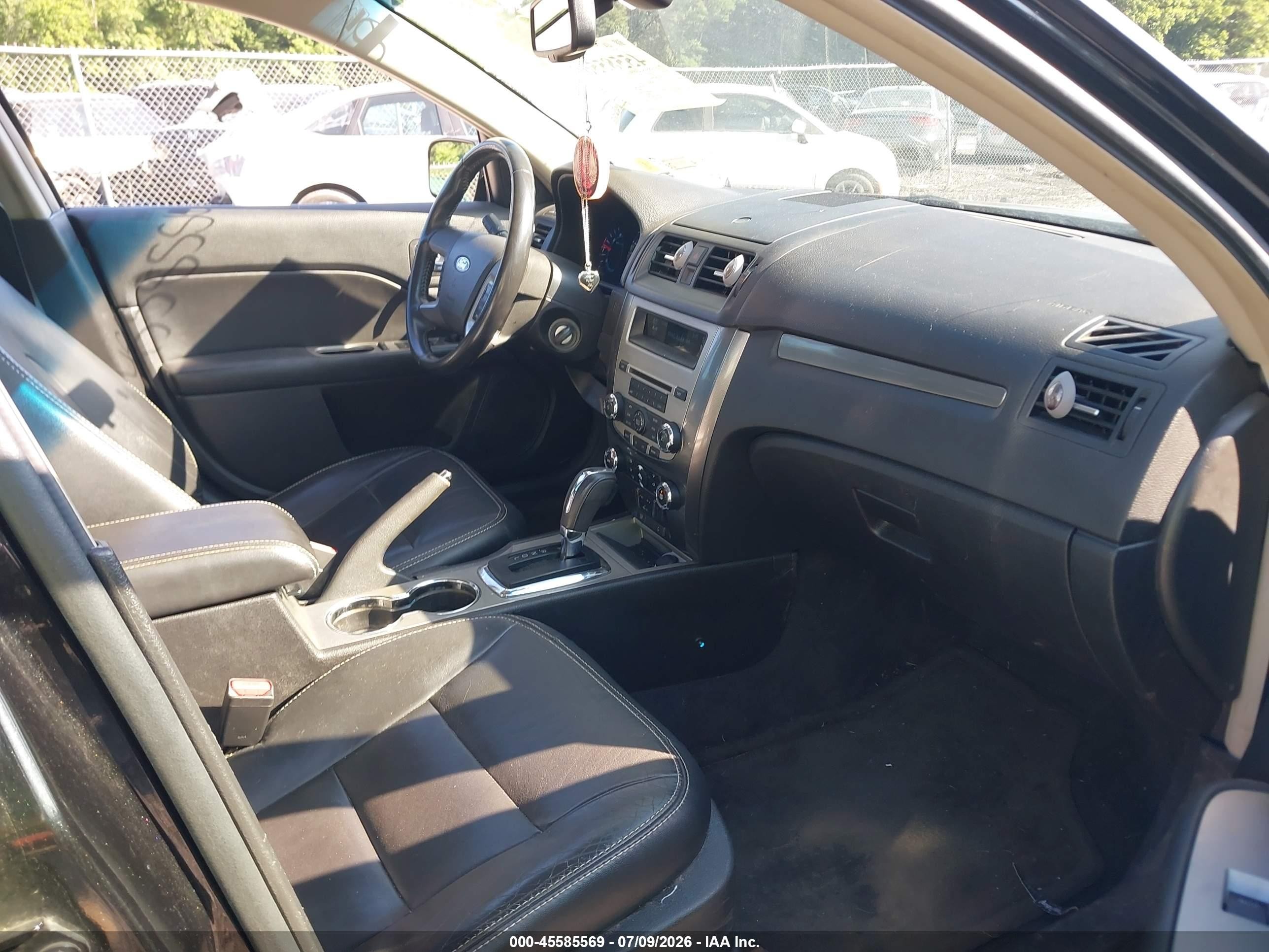 2012 Ford Fusion Sel Black vin: 3FAHP0JAXCR298220