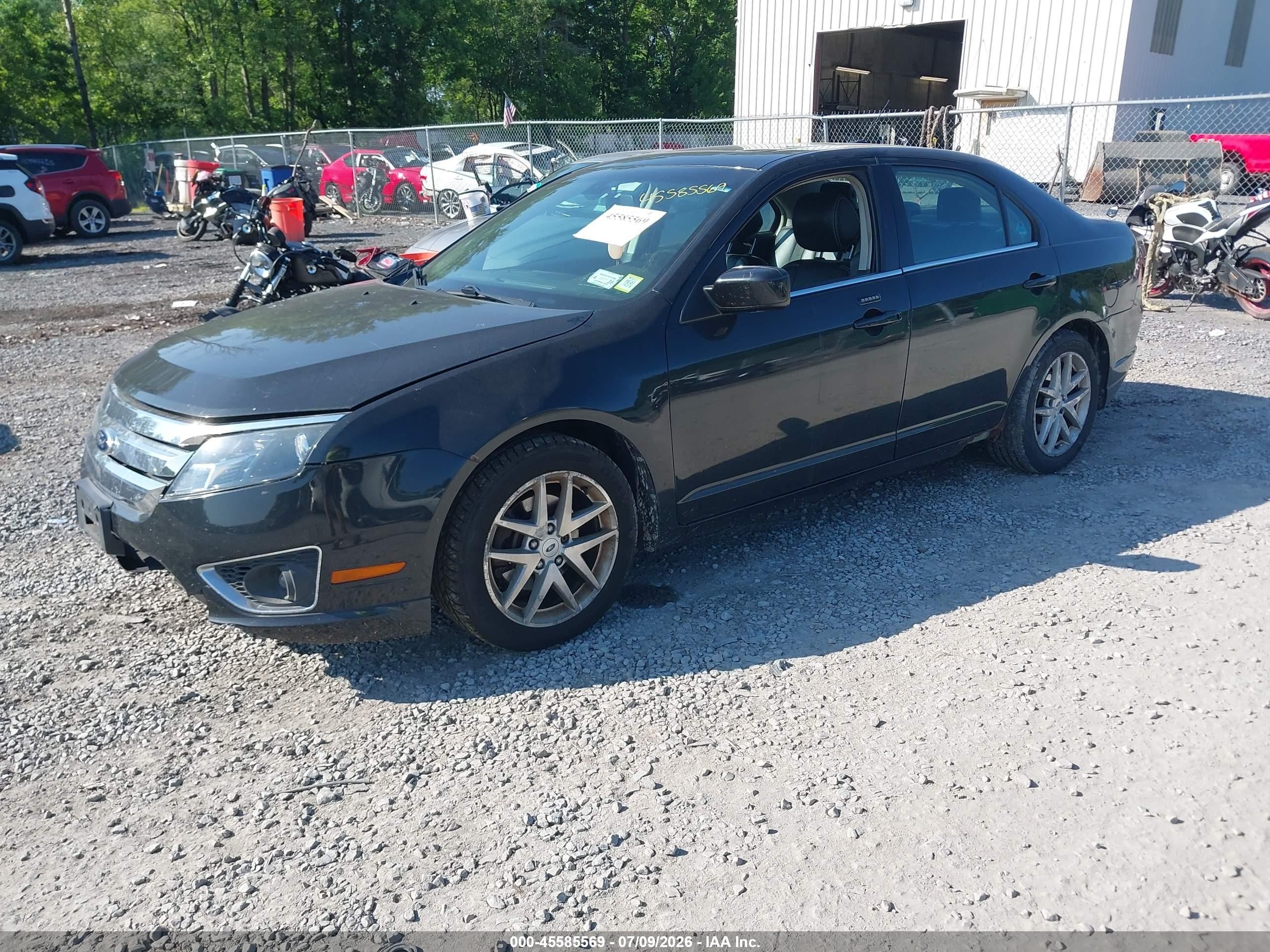 2012 Ford Fusion Sel Black vin: 3FAHP0JAXCR298220