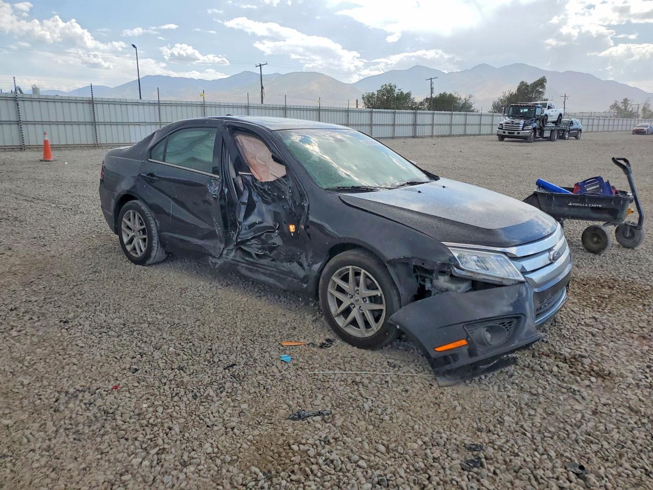 2012 Ford Fusion Sel Black vin: 3FAHP0JAXCR306350