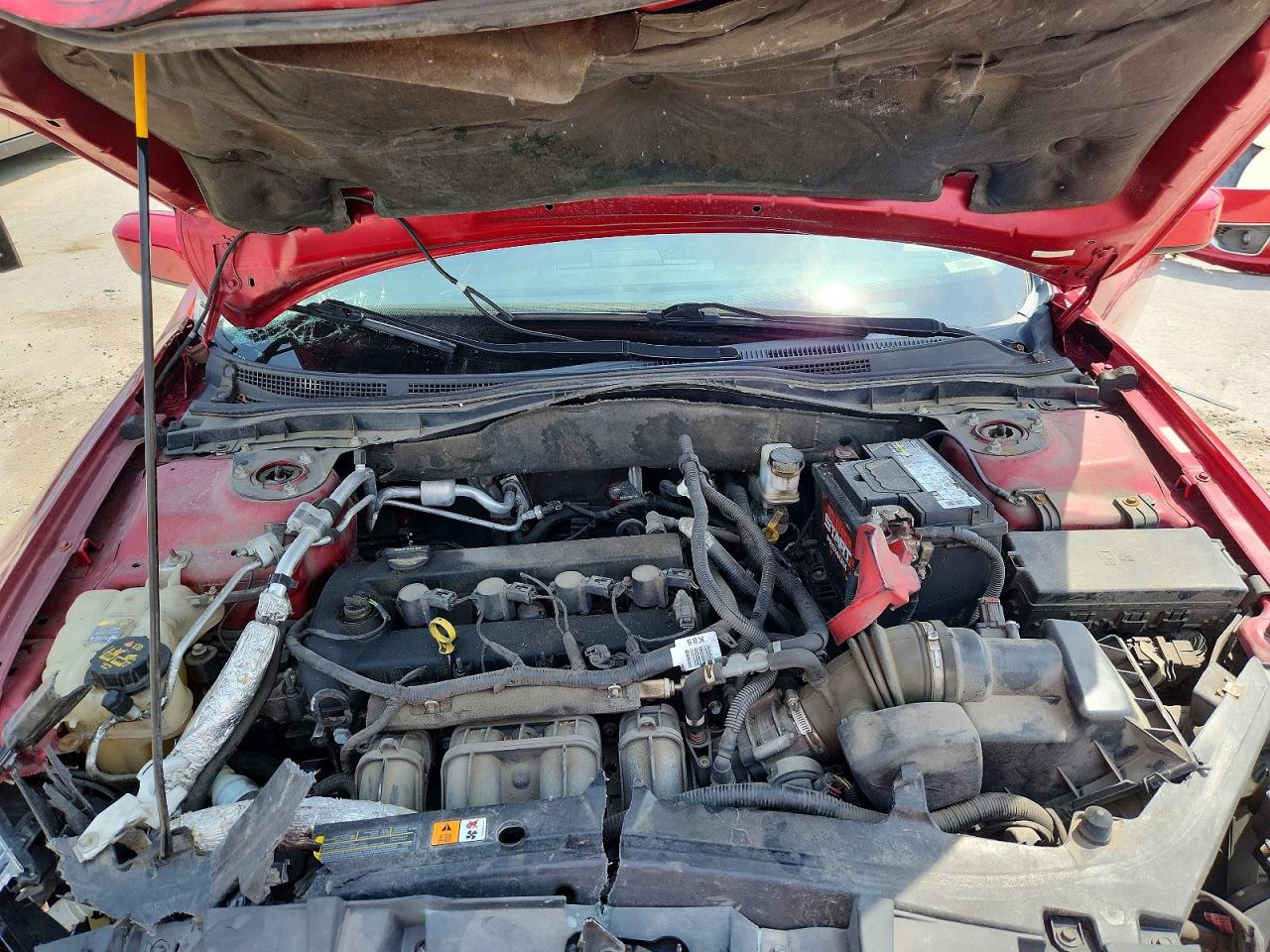 2012 Ford Fusion Sel Red vin: 3FAHP0JAXCR319812