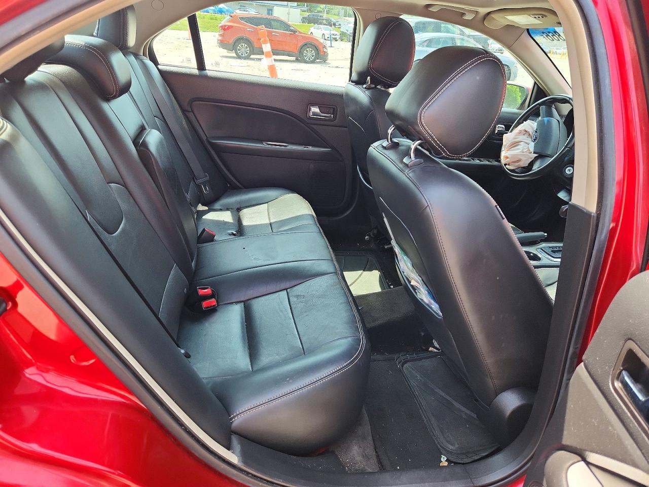 2012 Ford Fusion Sel Red vin: 3FAHP0JAXCR319812