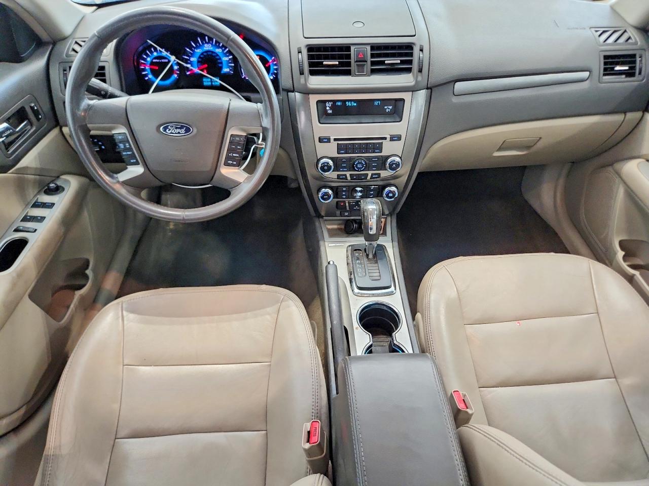 2012 Ford Fusion Sel White vin: 3FAHP0JAXCR437312