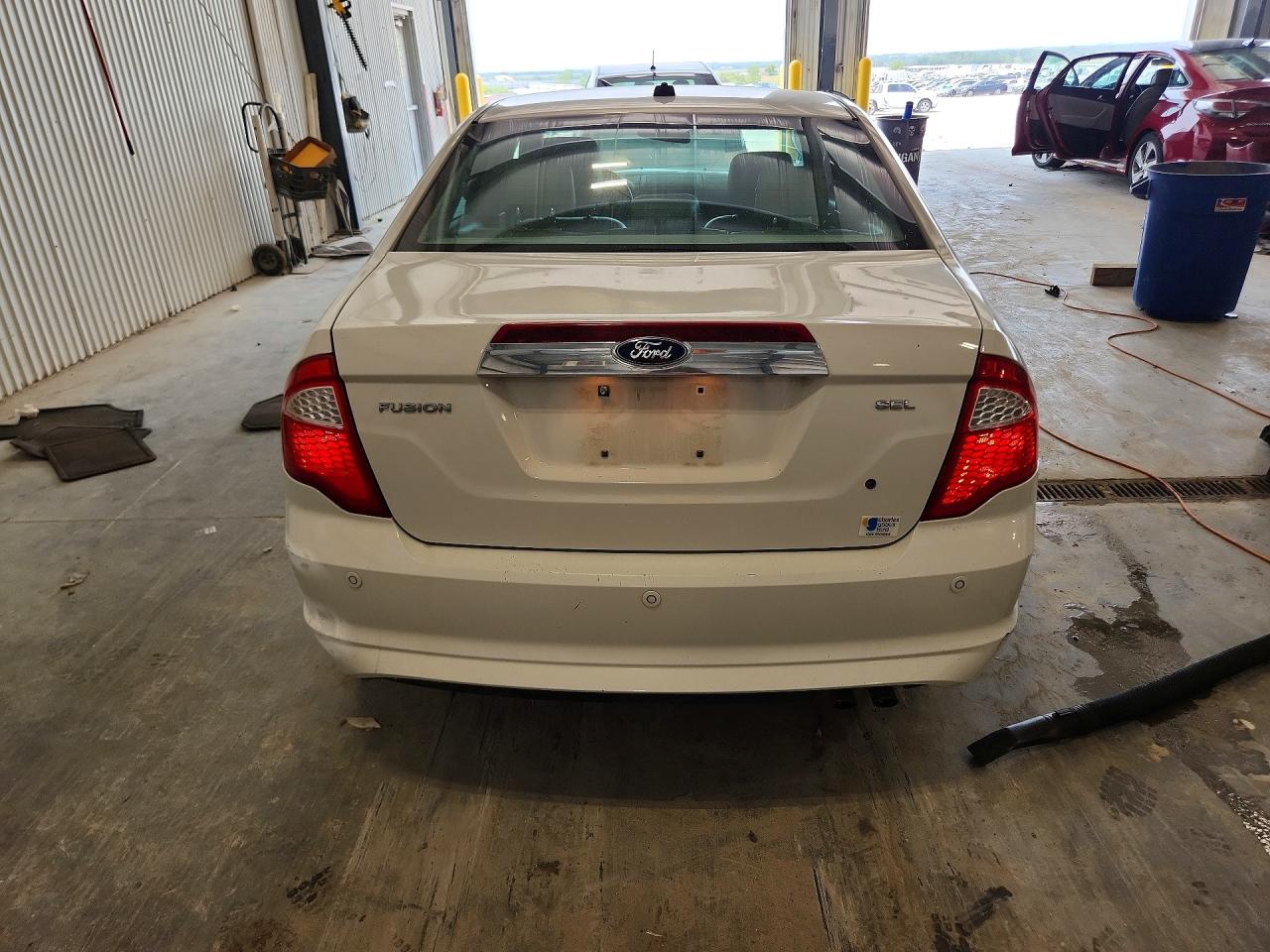 2012 Ford Fusion Sel White vin: 3FAHP0JAXCR437312