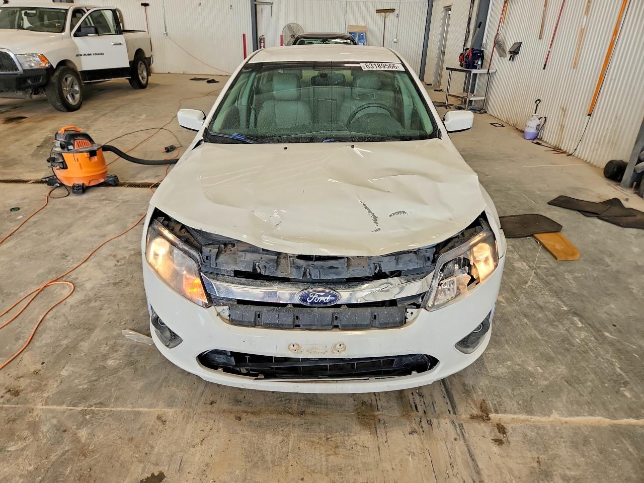 2012 Ford Fusion Sel White vin: 3FAHP0JAXCR437312